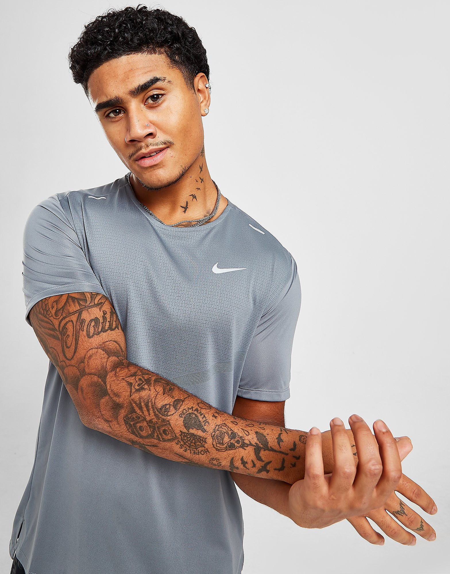 

Nike Rise 365 T-Shirt - Smoke Grey - Mens, Smoke Grey