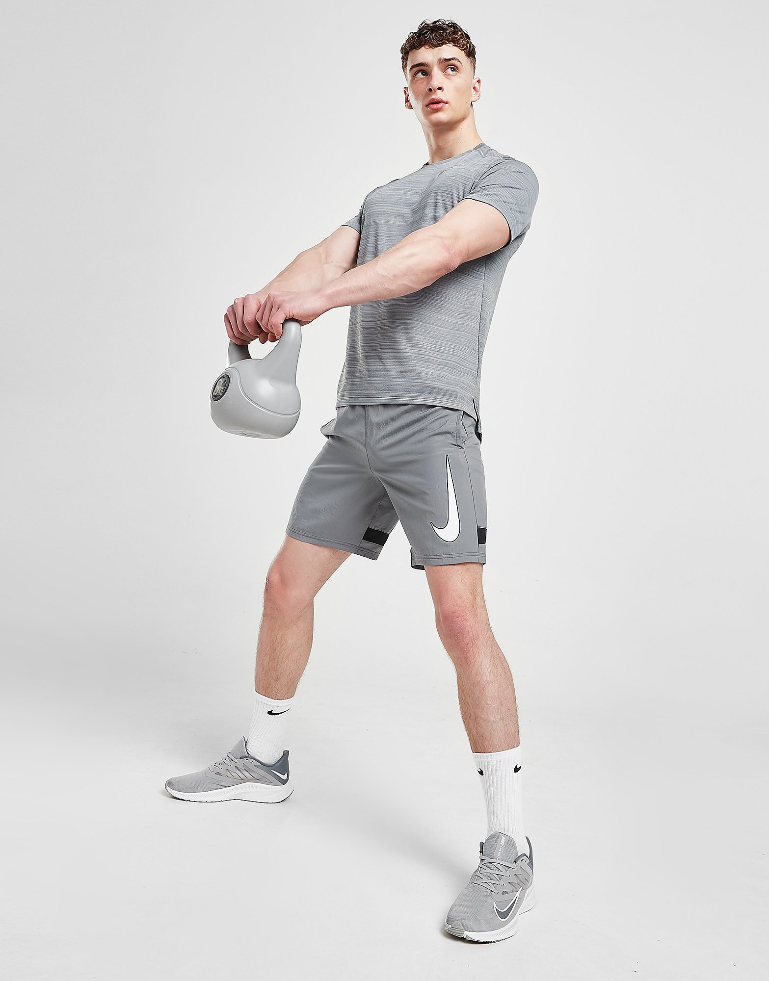 

Nike Academy Woven Shorts - Smoke Grey/Black/White - Mens, Smoke Grey/Black/White