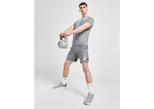 Nike Nike Dri-FIT Academy Geweven voetbalshorts voor heren - Smoke Grey/Black/White - Heren