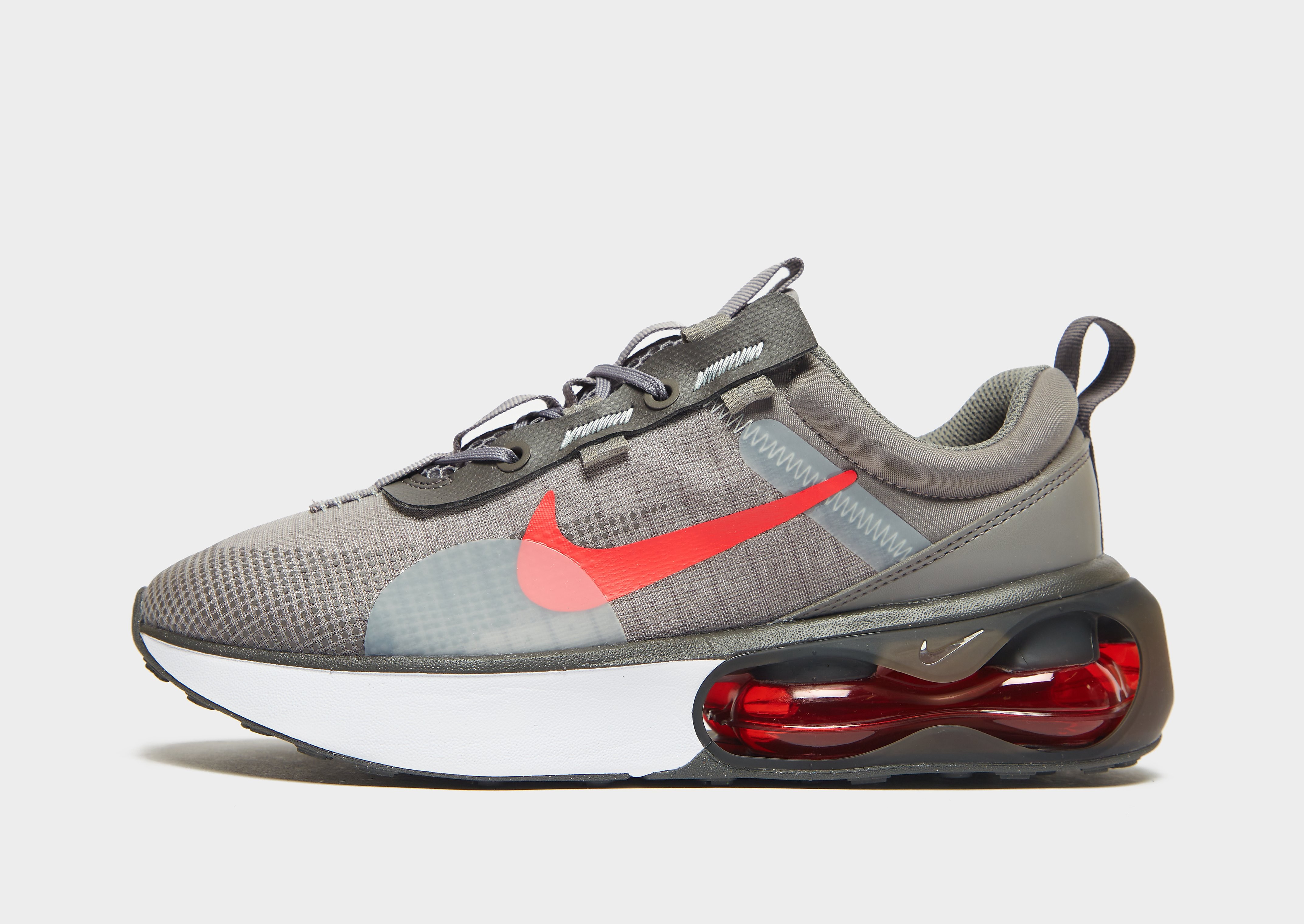 

Nike Air Max 2021 Junior - Flat Pewter/Medium Ash/White/Siren Red - Kids, Flat Pewter/Medium Ash/White/Siren Red