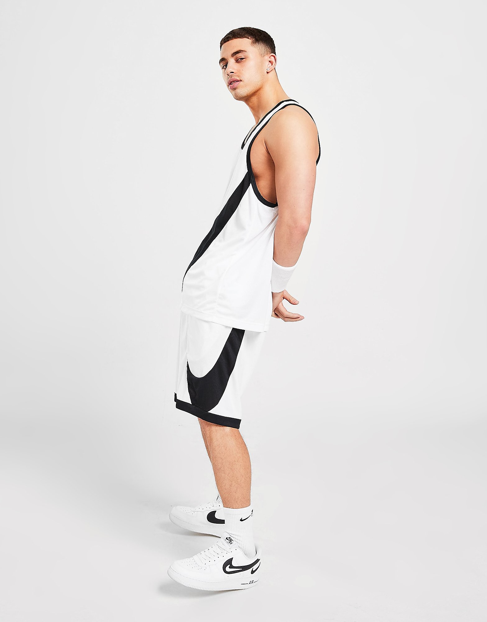 

Nike Core Basketball Shorts - White - Mens, White