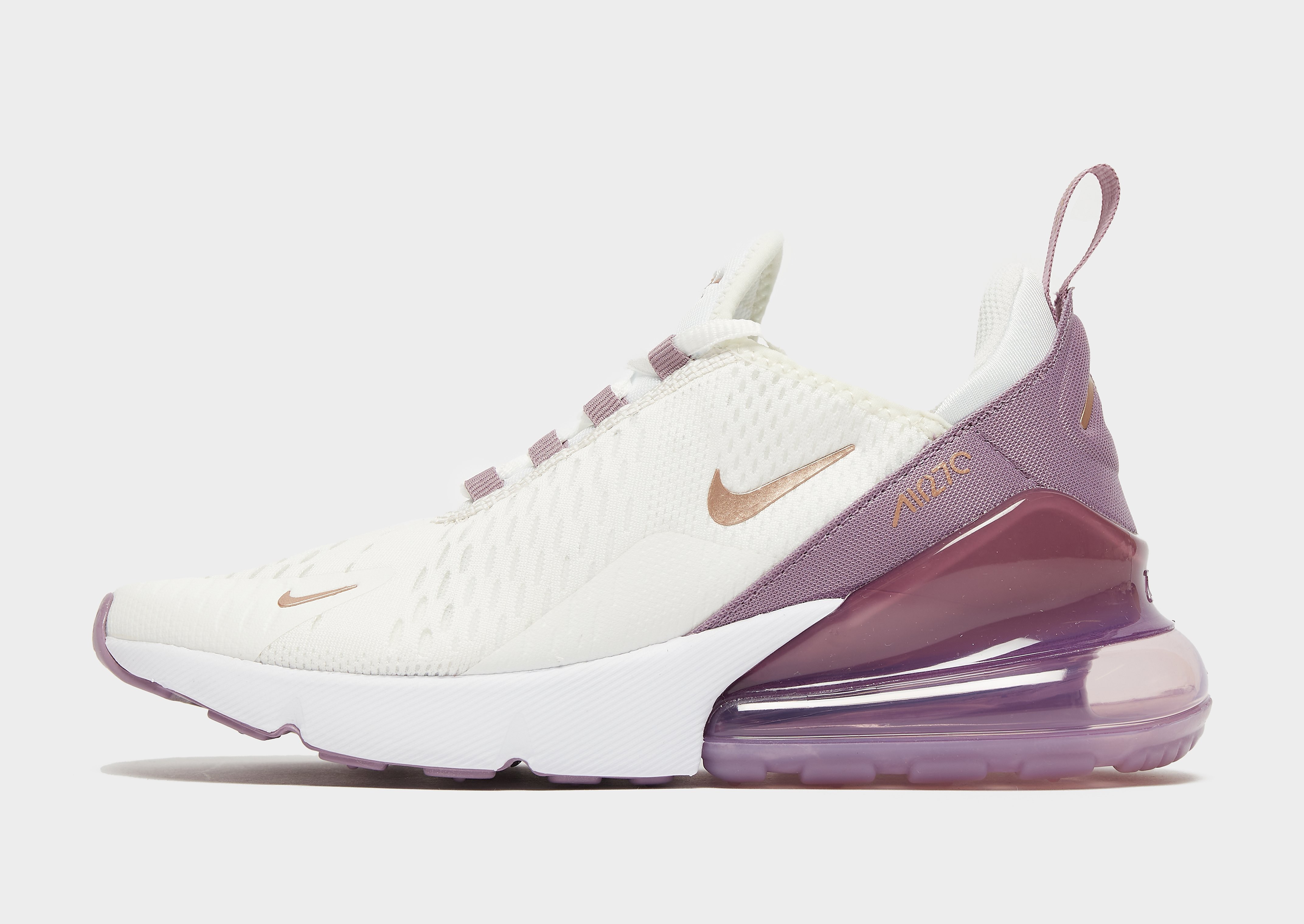 

Nike Air Max 270 Junior - Summit White/Amethyst Wave/White/Metallic Red Bronze - Kids, Summit White/Amethyst Wave/White/Metallic Red Bronze
