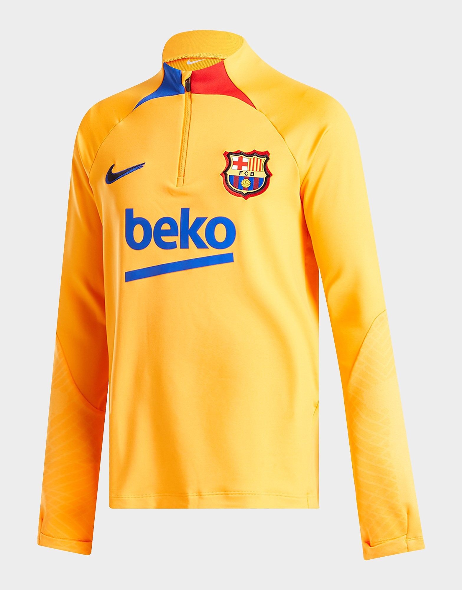 

Nike FC Barcelona Strike Drill Top Junior - Vivid Orange/University Red/Black - Kids, Vivid Orange/University Red/Black