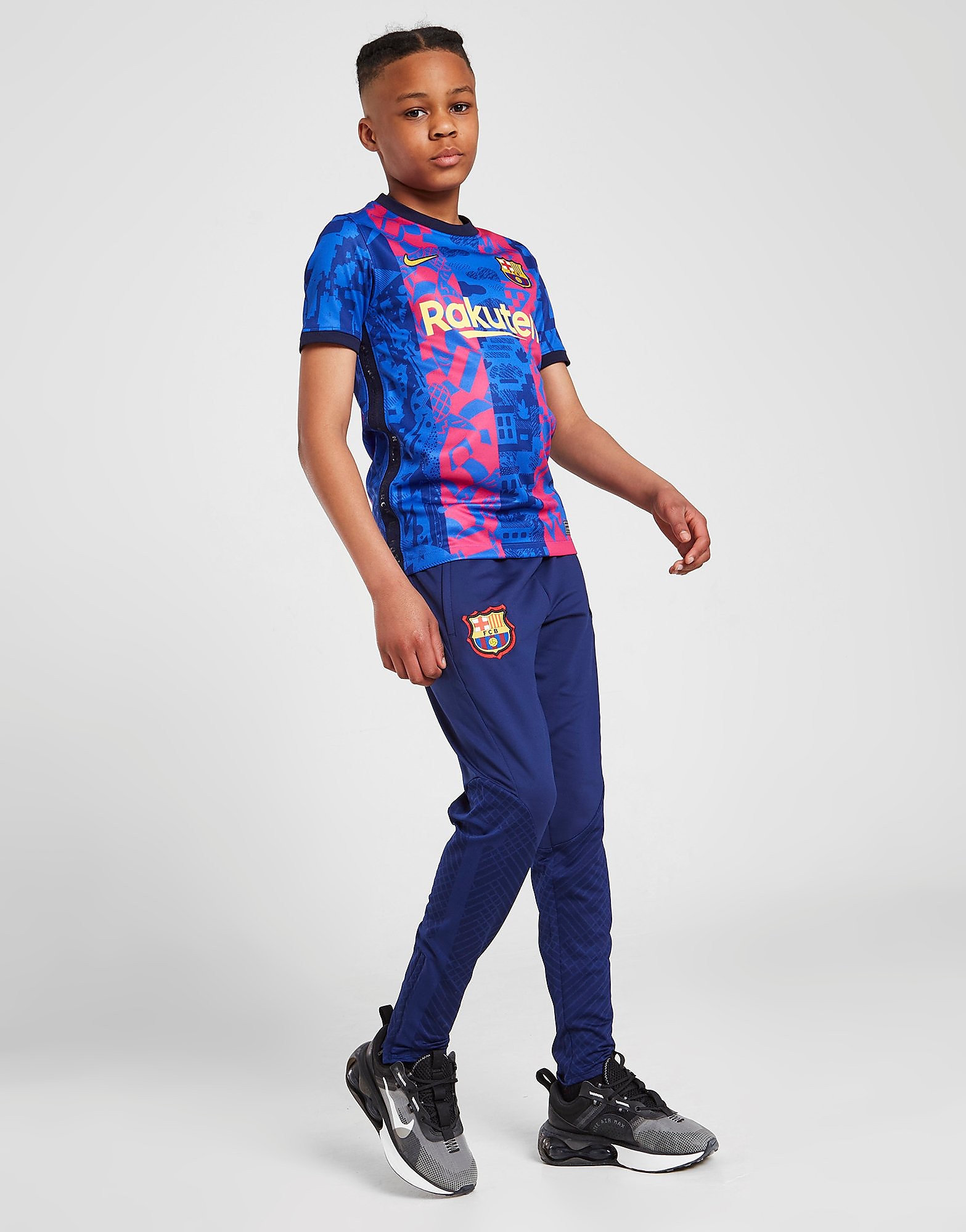

Nike FC Barcelona Strike Track Pants Junior - Blue Void/Vivid Orange/Black, Blue Void/Vivid Orange/Black