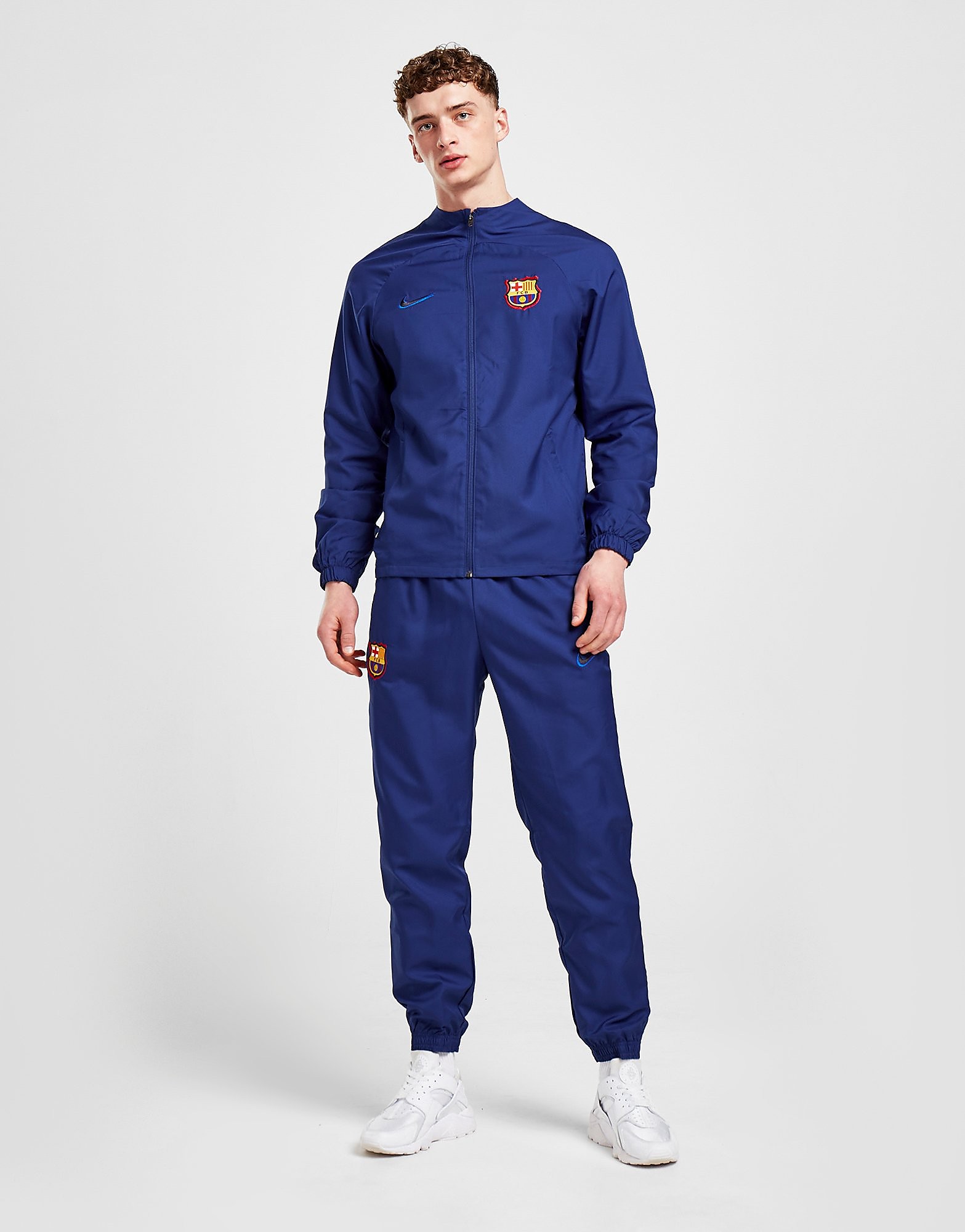

Nike FC Barcelona Academy Woven Tracksuit - Blue Void/Blue Void/Black - Mens, Blue Void/Blue Void/Black
