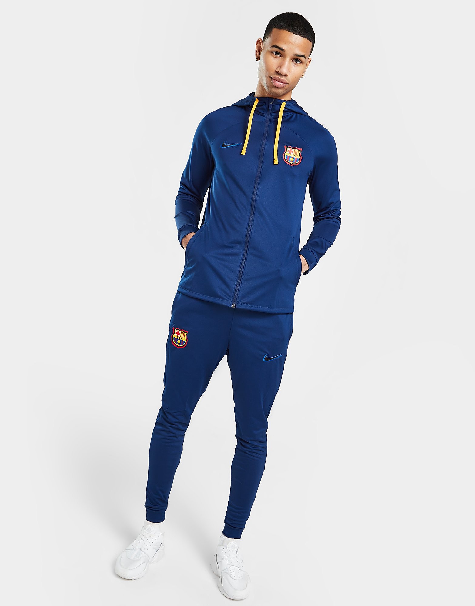 

Nike FC Barcelona Strike Tracksuit - Blue Void/Blue Void/Black - Mens, Blue Void/Blue Void/Black