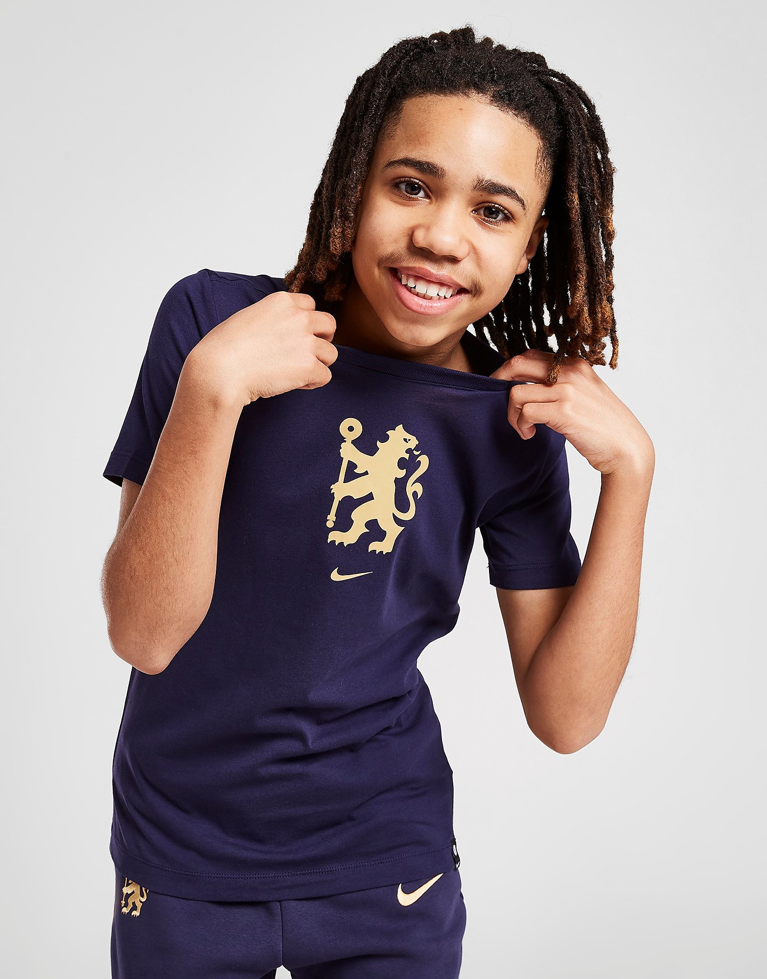 

Nike Chelsea FC Voice T-Shirt Junior - Blackened Blue - Kids, Blackened Blue