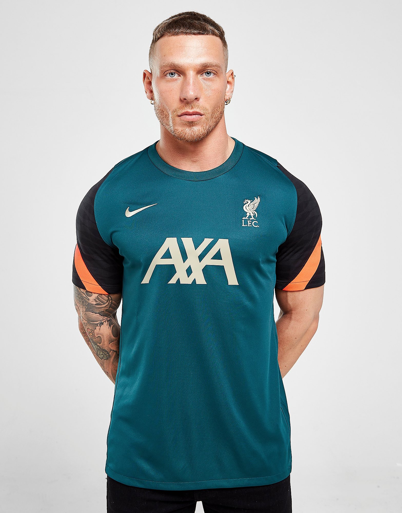 

Nike Liverpool FC Strike Short Sleeve Top - Dark Atomic Teal/Bright Crimson/Mystic Stone - Mens, Dark Atomic Teal/Bright Crimson/Mystic Stone