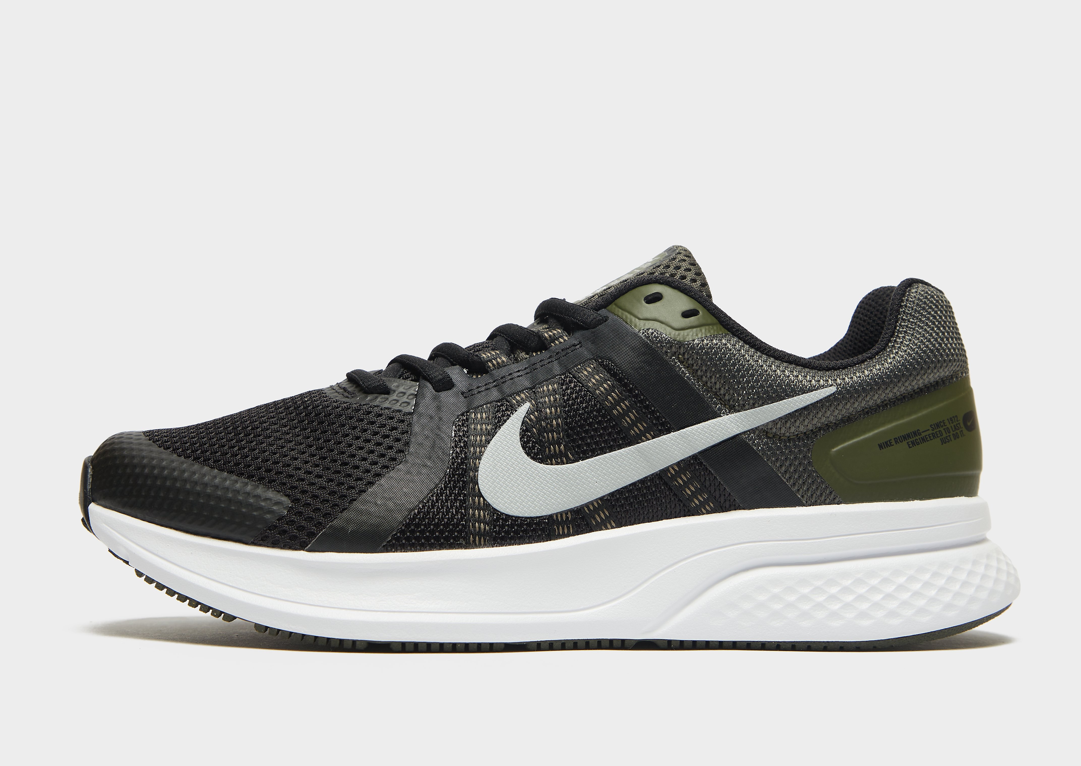 

Nike Run Swift 2 - Black/Cargo Khaki/White/Light Smoke Grey - Mens, Black/Cargo Khaki/White/Light Smoke Grey