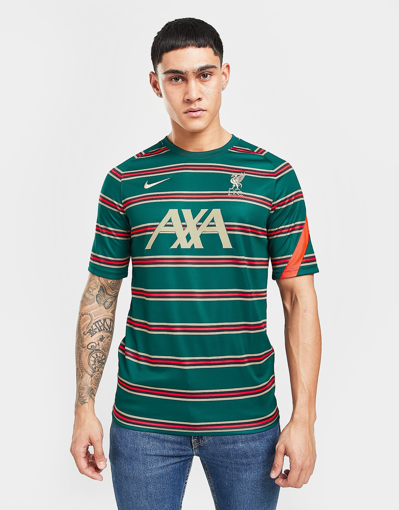 

Nike Liverpool FC Pre Match Shirt - Dark Atomic Teal/Bright Crimson/Mystic Stone - Mens, Dark Atomic Teal/Bright Crimson/Mystic Stone