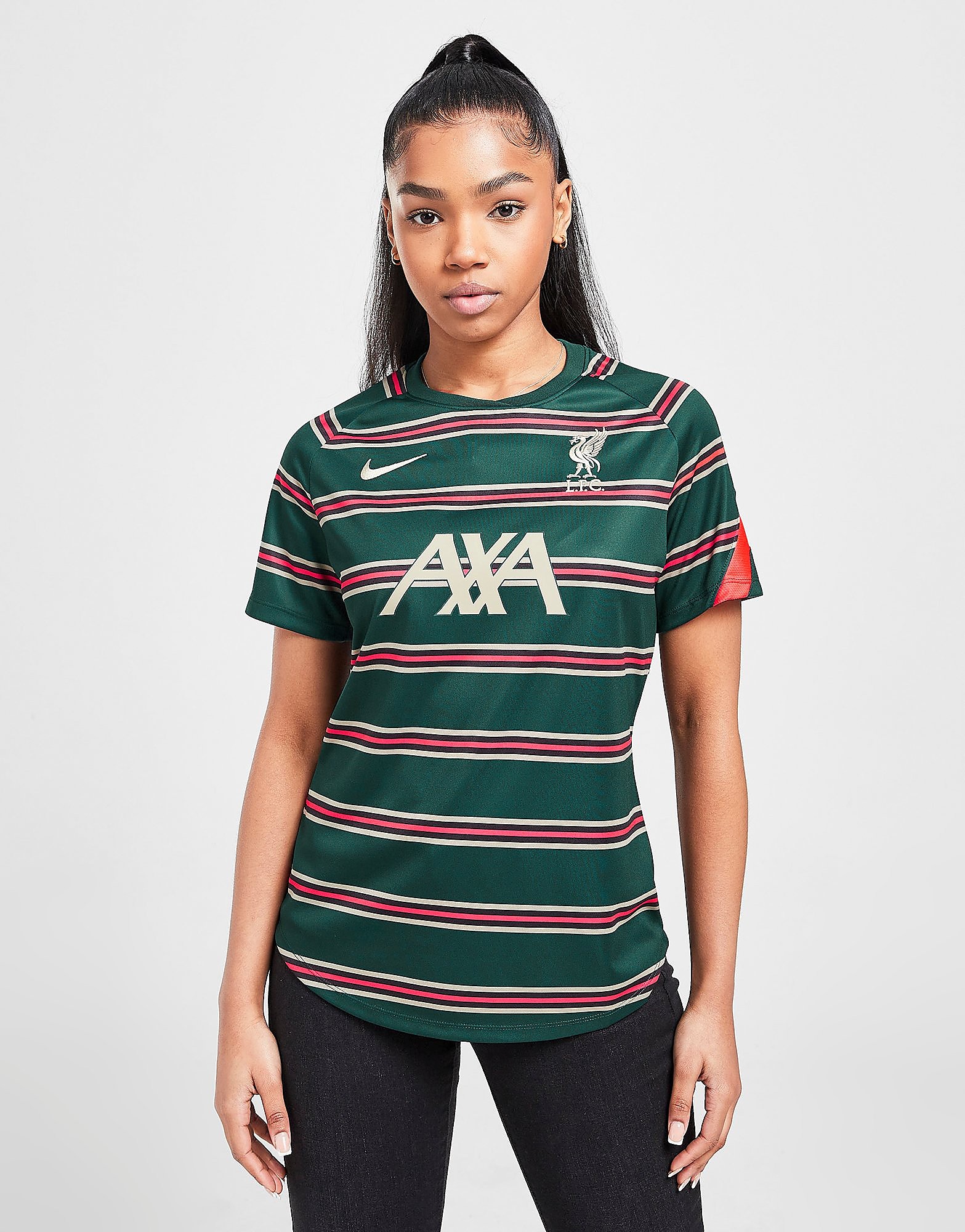 

Nike Liverpool FC Pre-Match Shirt - Dark Atomic Teal/Bright Crimson/Mystic Stone - Womens, Dark Atomic Teal/Bright Crimson/Mystic Stone