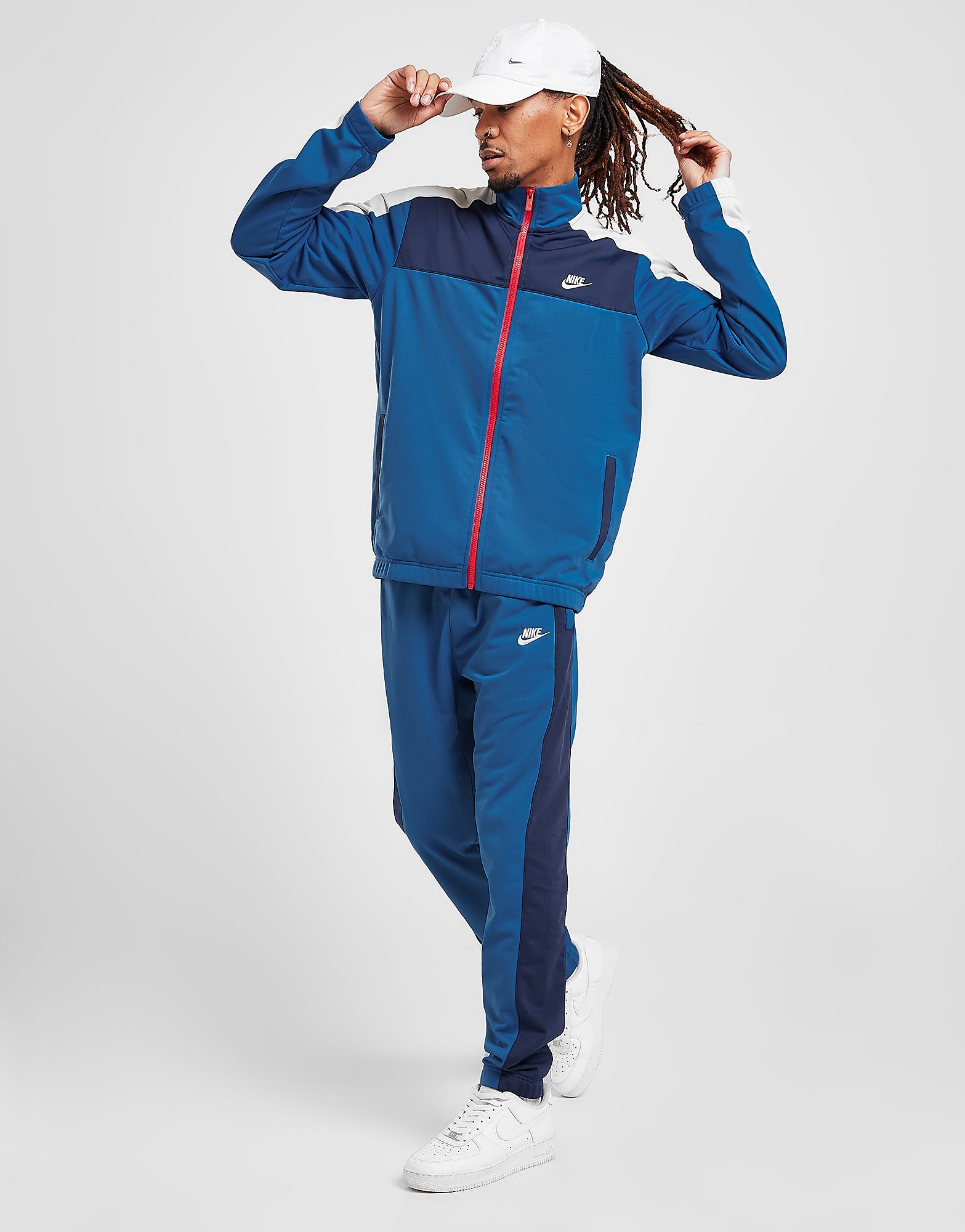 

Nike Hades Poly Tracksuit - Dark Marina Blue/Light Bone - Mens, Dark Marina Blue/Light Bone