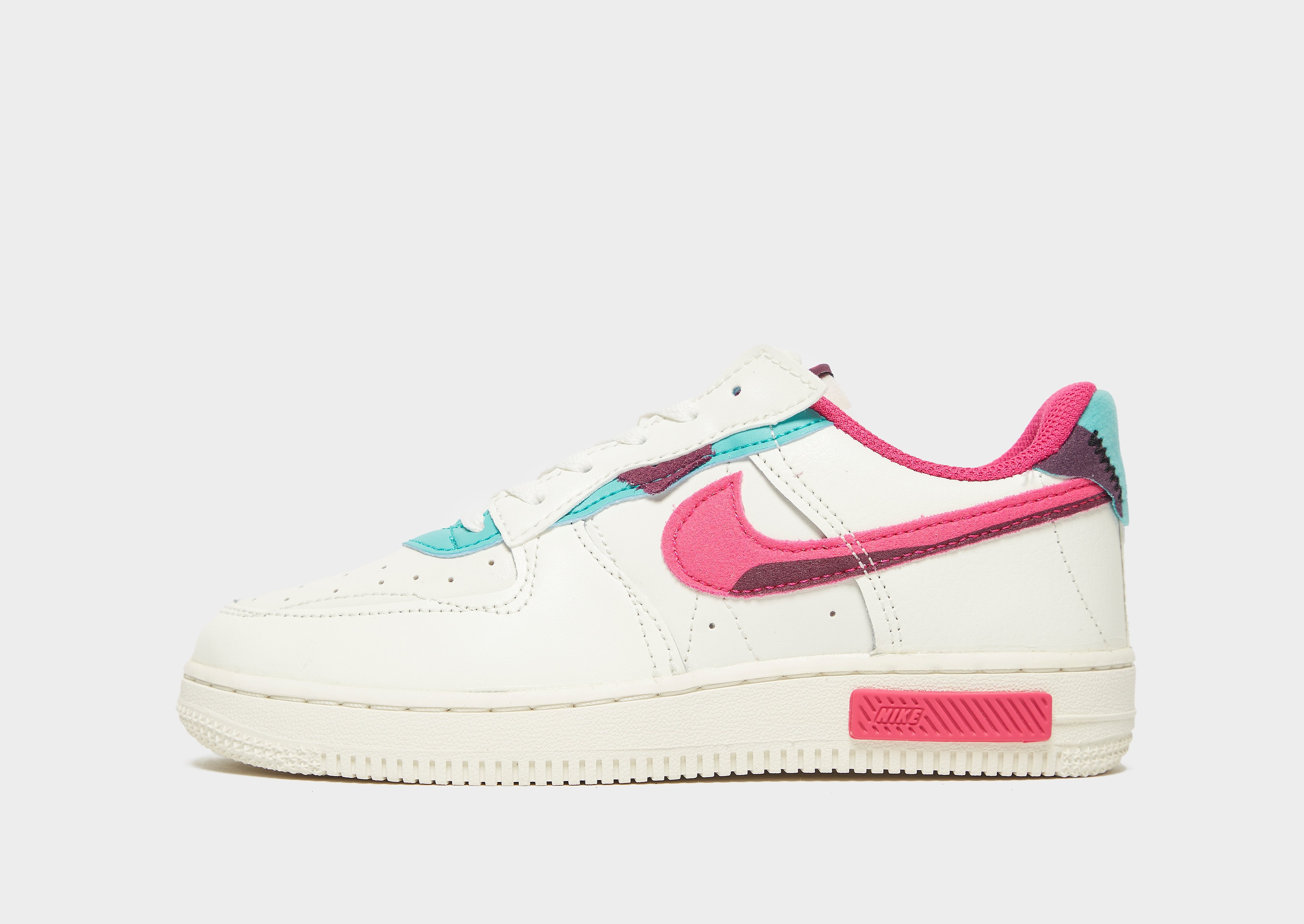 

Nike Air Force 1 Fontanka Children - Sail/Washed Teal/Sangria/Pink Prime - Kids, Sail/Washed Teal/Sangria/Pink Prime