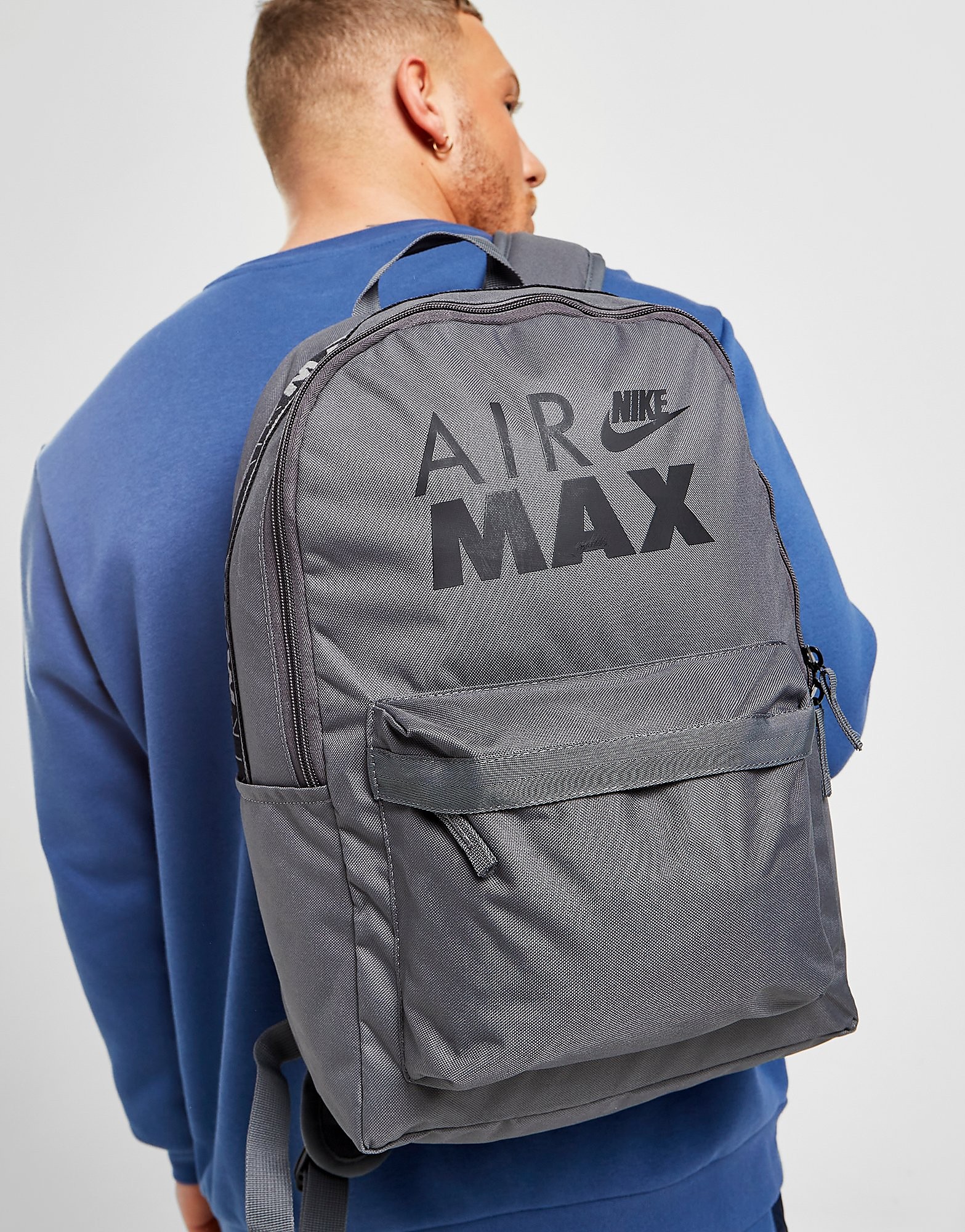 

Nike Air Max Heritage Backpack - Dark Grey/Dark Grey/Black - Womens, Dark Grey/Dark Grey/Black