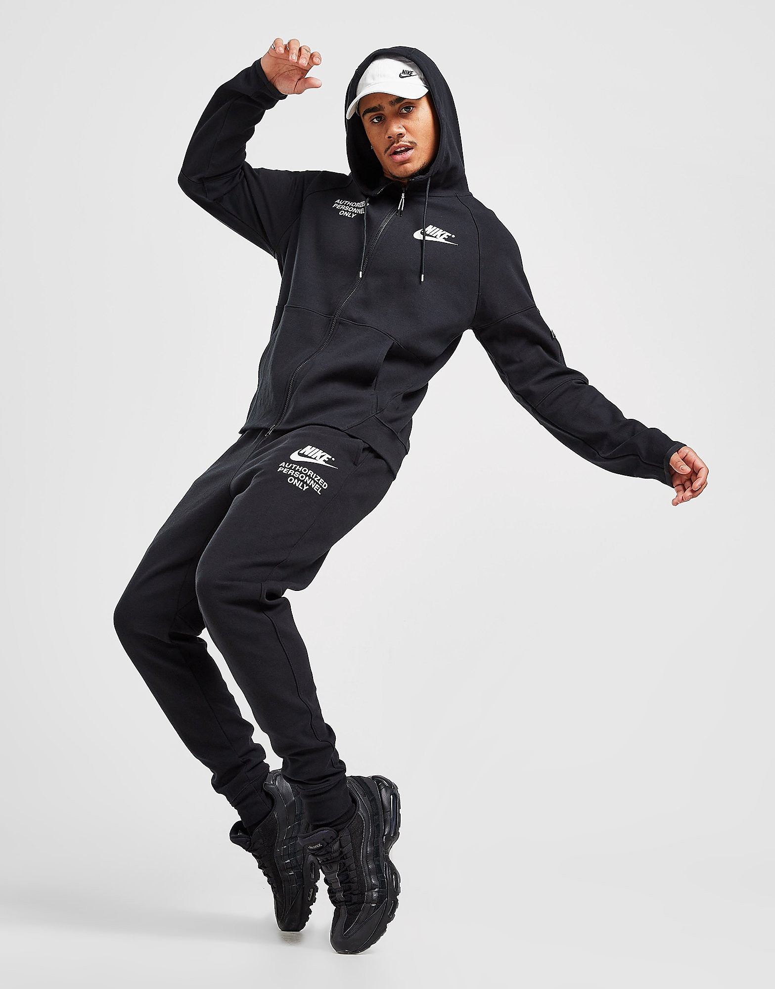 

Nike Tech Fleece Authorized Personnel Joggers - Black - Mens, Black