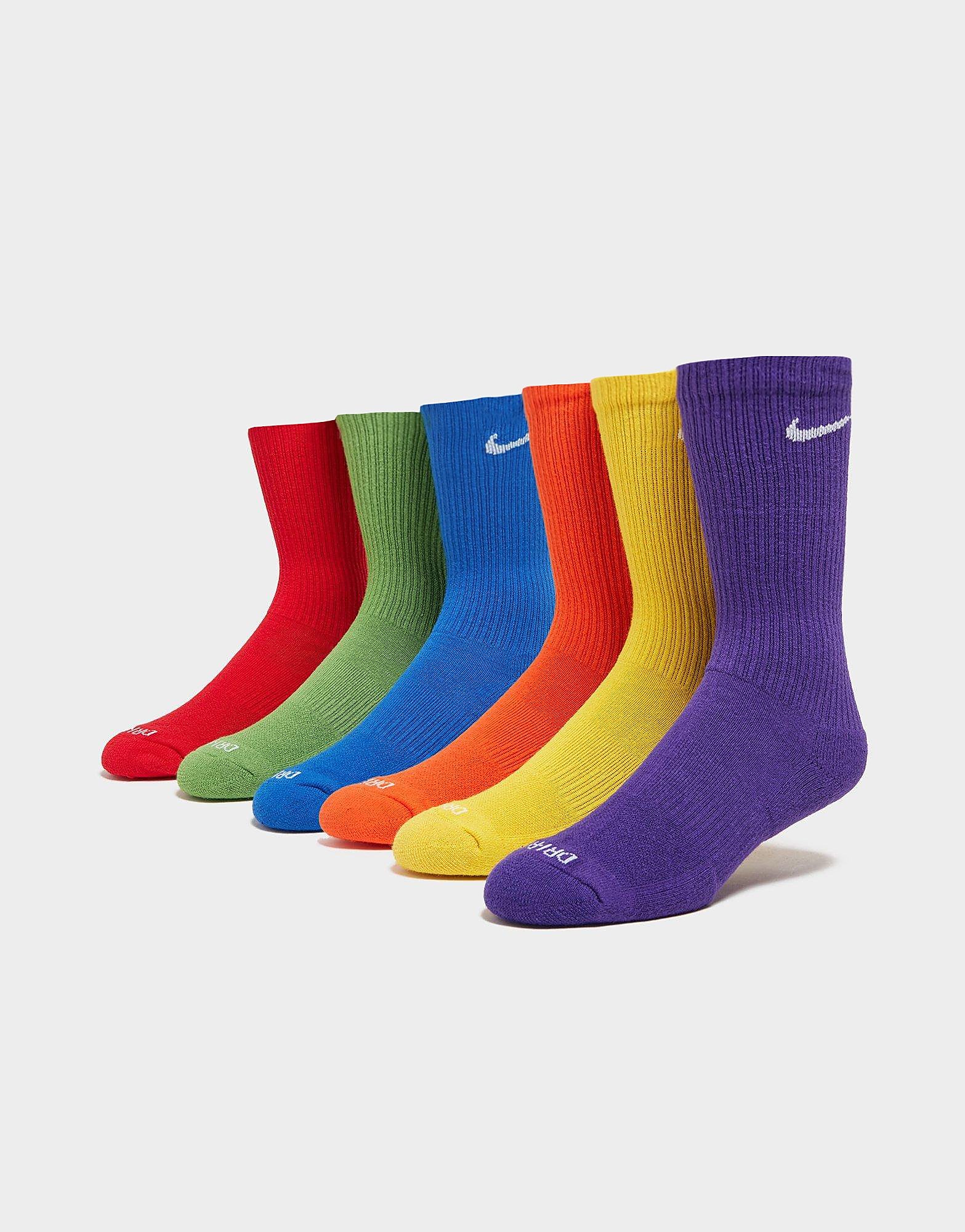 

Nike 6-Pack Everyday Plus Cushioned Socks - Multi Coloured - Womens, Multi Coloured