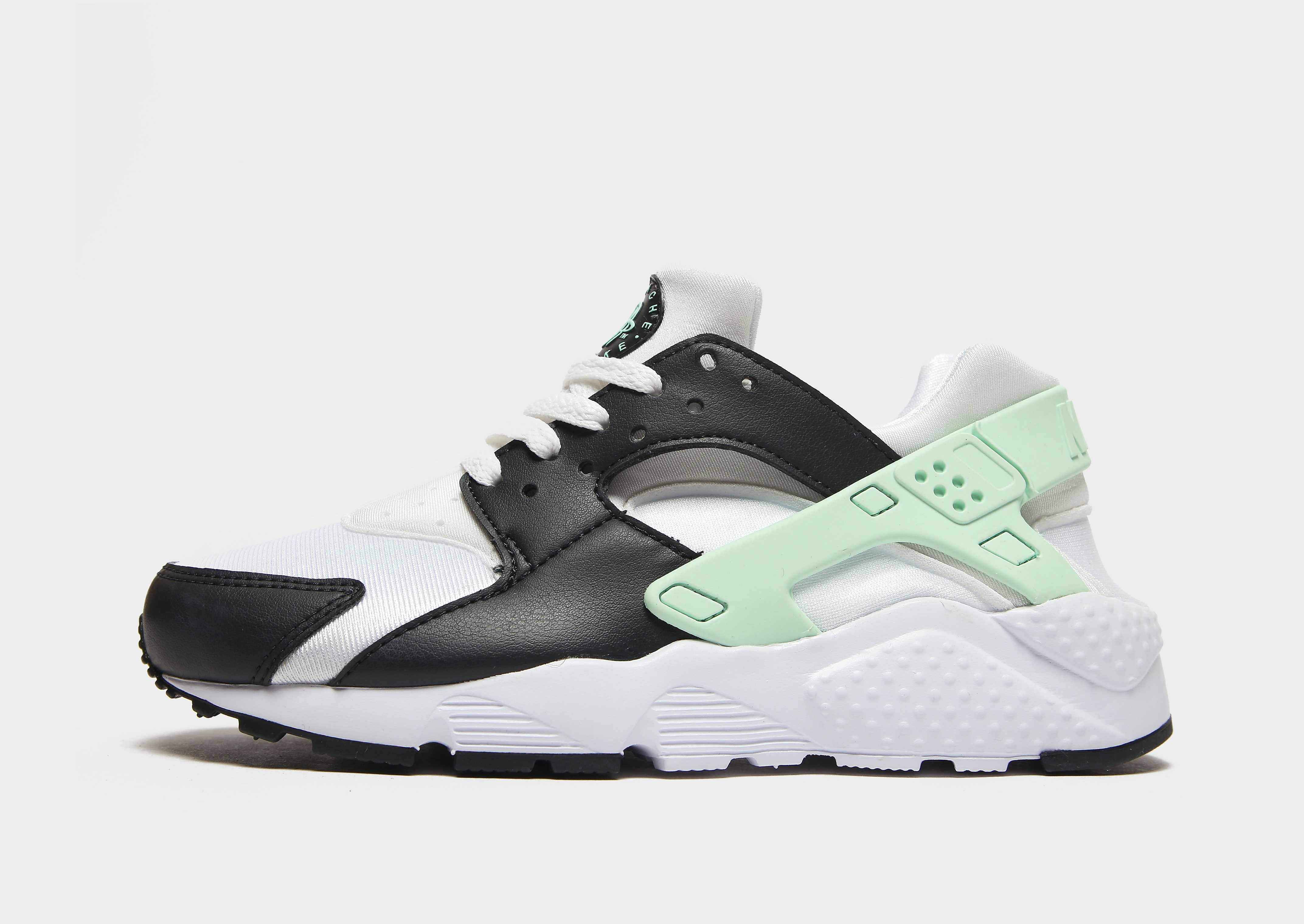 

Nike Air Huarache Junior - White/Black/Green - Kids, White/Black/Green