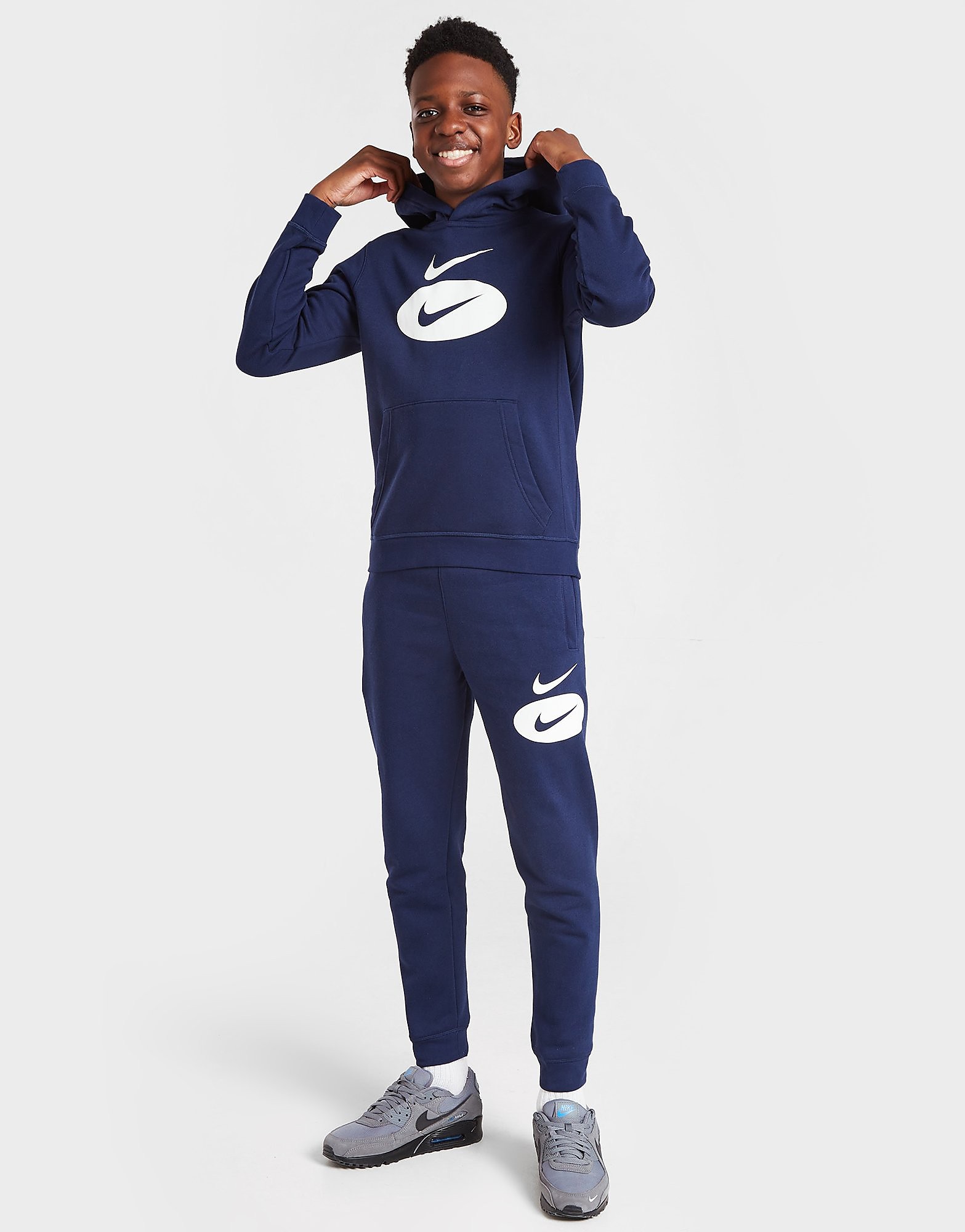 

Nike Oval Logo Joggers Junior - Midnight Navy/Cool Grey/Sail - Kids, Midnight Navy/Cool Grey/Sail