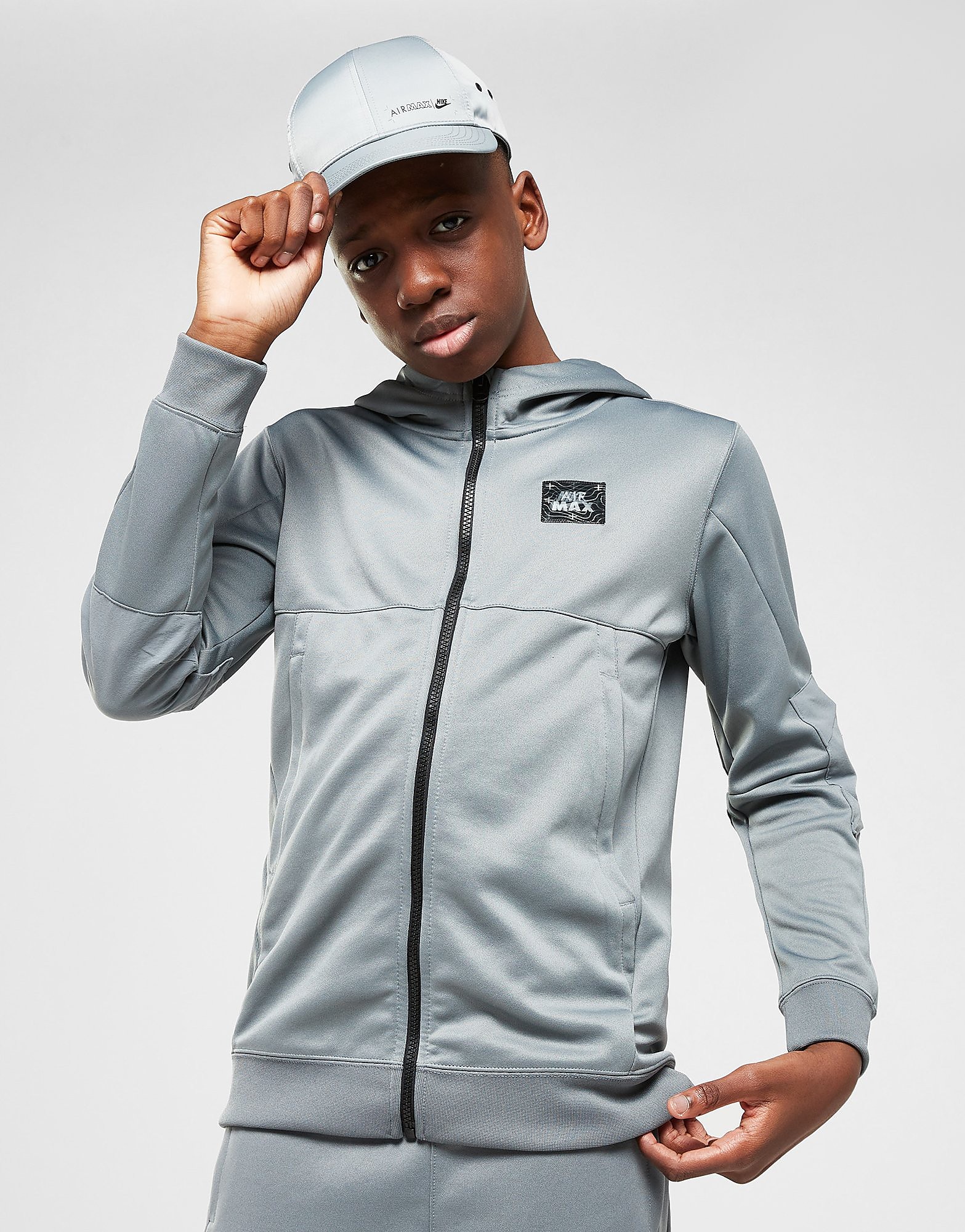 

Nike Sportswear Air Max Full Zip Hoodie Junior - Only at JD - Cool Grey/Cool Grey/Black - Kids, Cool Grey/Cool Grey/Black