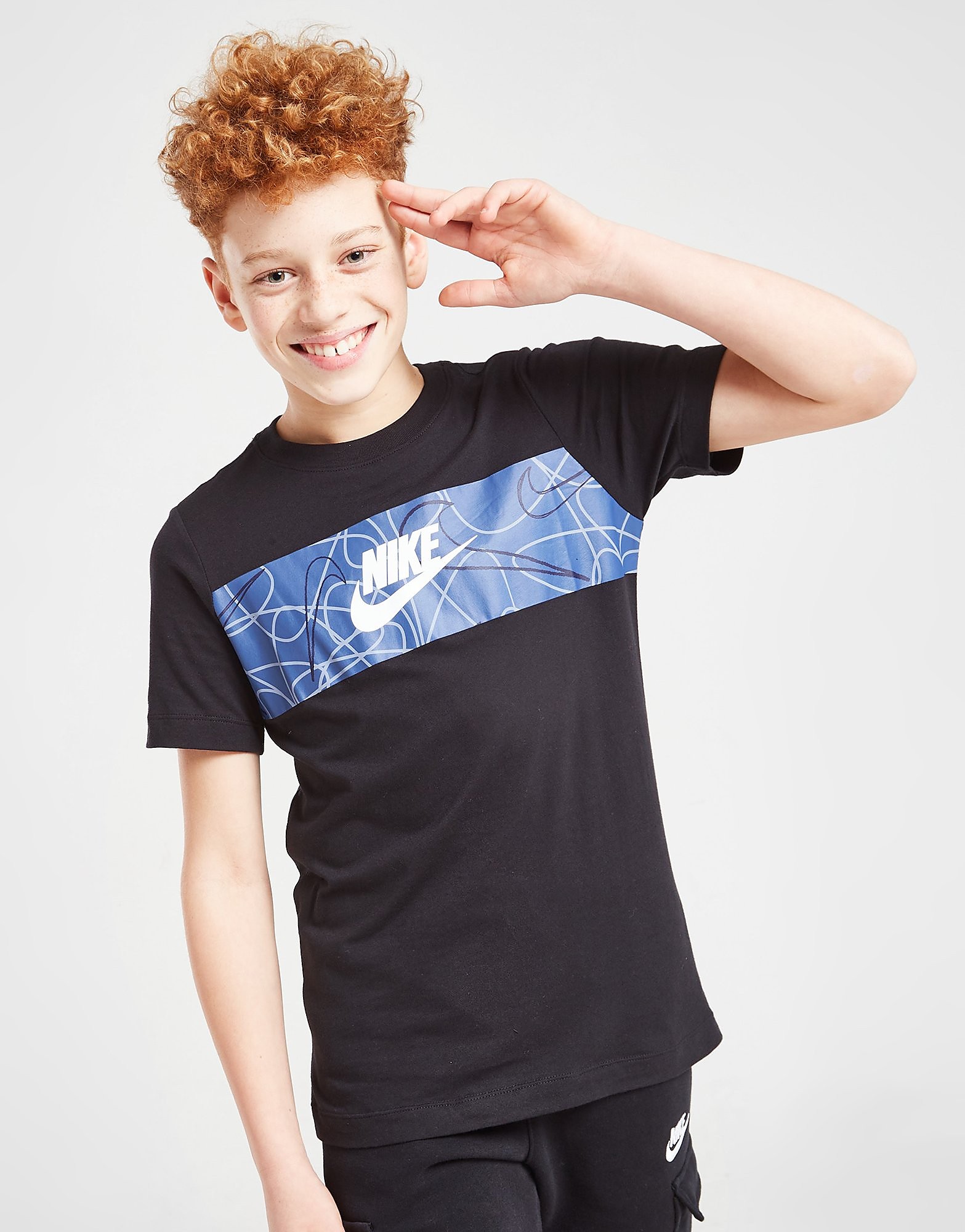 

Nike Futura Panel T-Shirt Junior - Black - Kids, Black