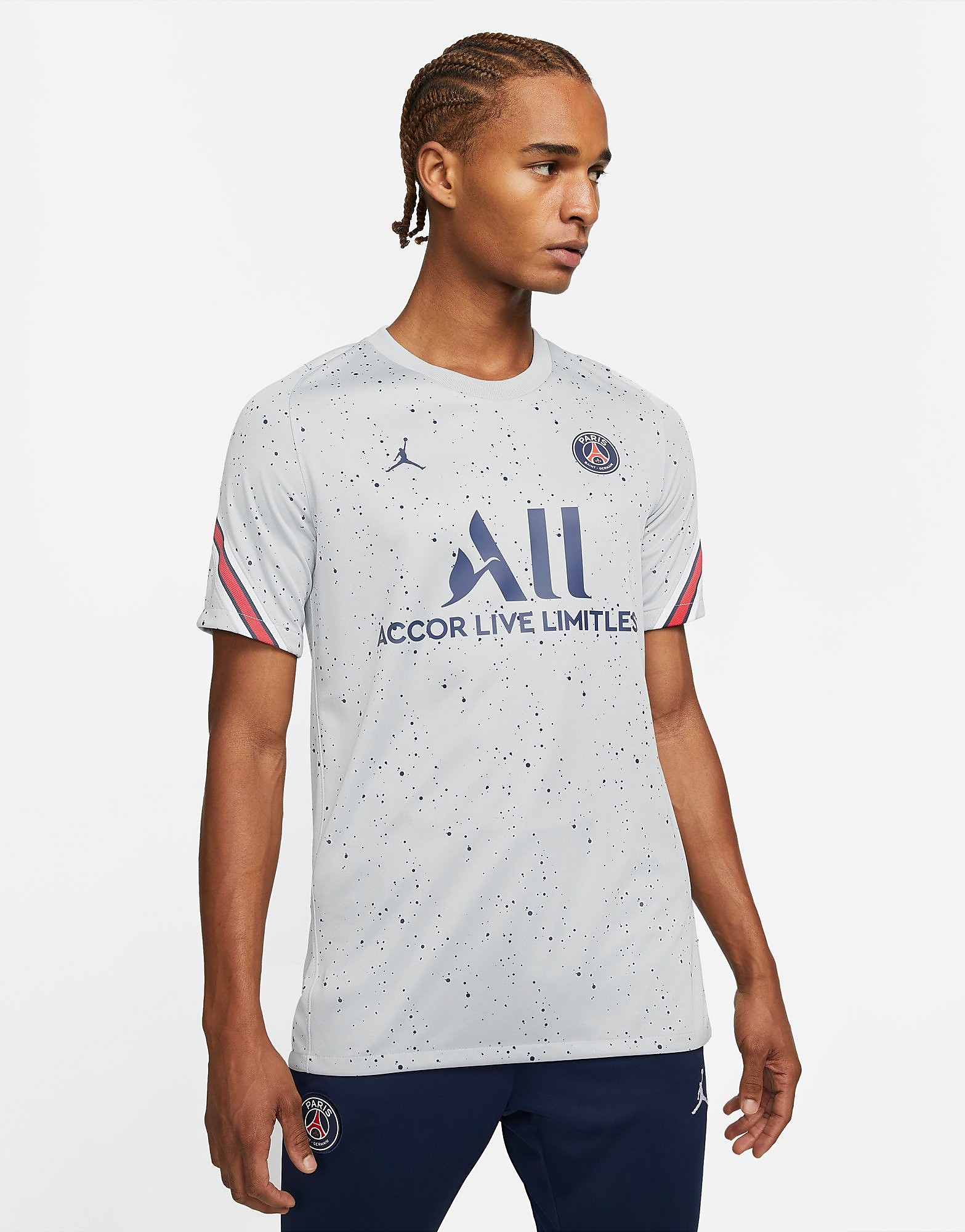 

Jordan Paris Saint Germain Strike Fourth Training Shirt - Wolf Grey/Wolf Grey/White/Midnight Navy - Mens, Wolf Grey/Wolf Grey/White/Midnight Navy