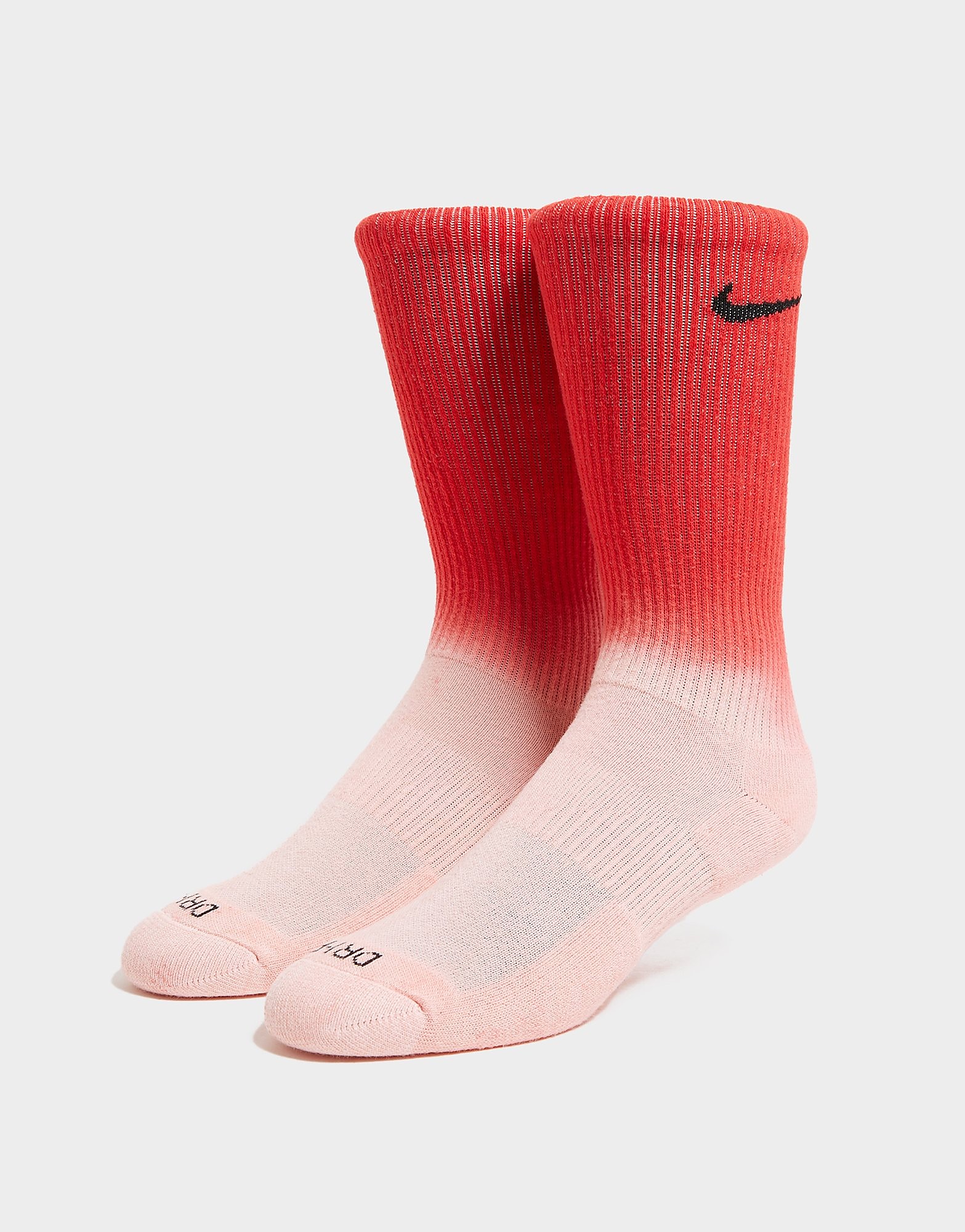 Nike Dip Drip Socks (2-Pack) - Red - Womens, Red