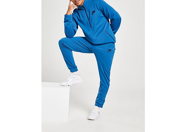 Nike Survêtement en maille de polyester Nike Sportswear Sport Essentials pour Homme - Dark Marina Blue/Midnight Navy, Dark Marina Blue/Midnight Navy