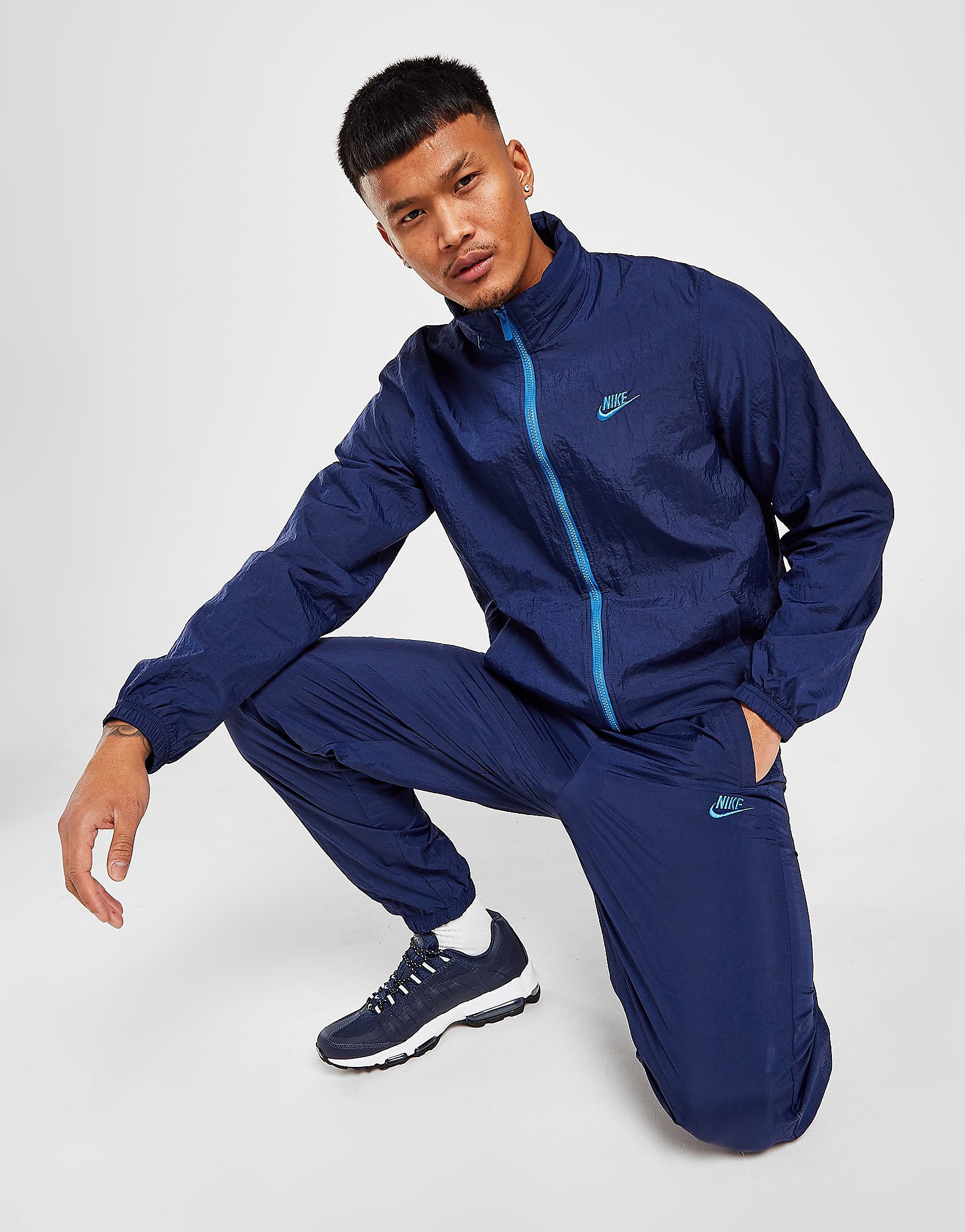

Nike Woven Full Zip Tracksuit - Midnight Navy/Dark Marina Blue, Midnight Navy/Dark Marina Blue
