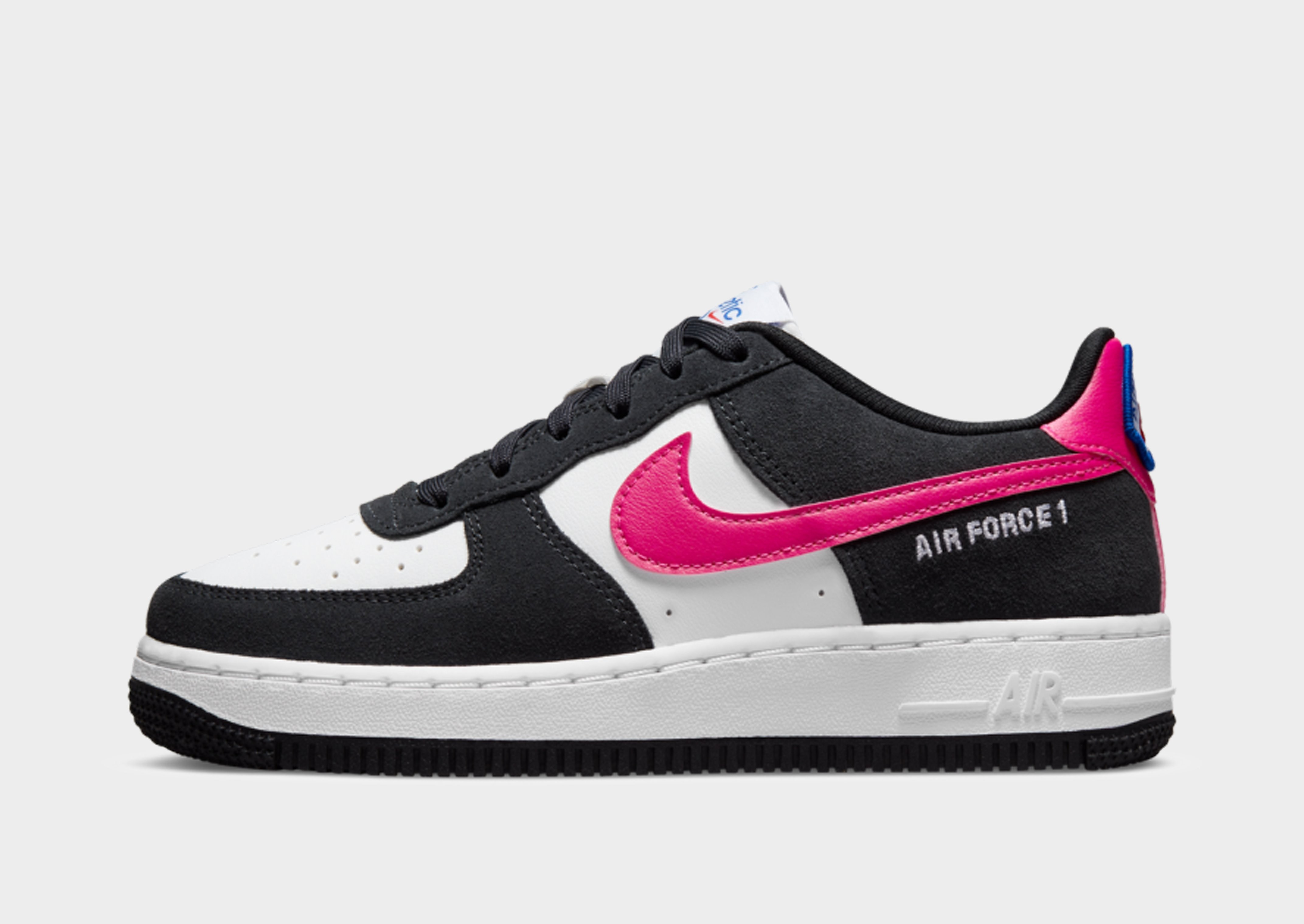 

Nike Air Force 1 LV8 Junior - Off-Noir/White/Off-Noir/Pink Prime/White - Kids, Off-Noir/White/Off-Noir/Pink Prime/White