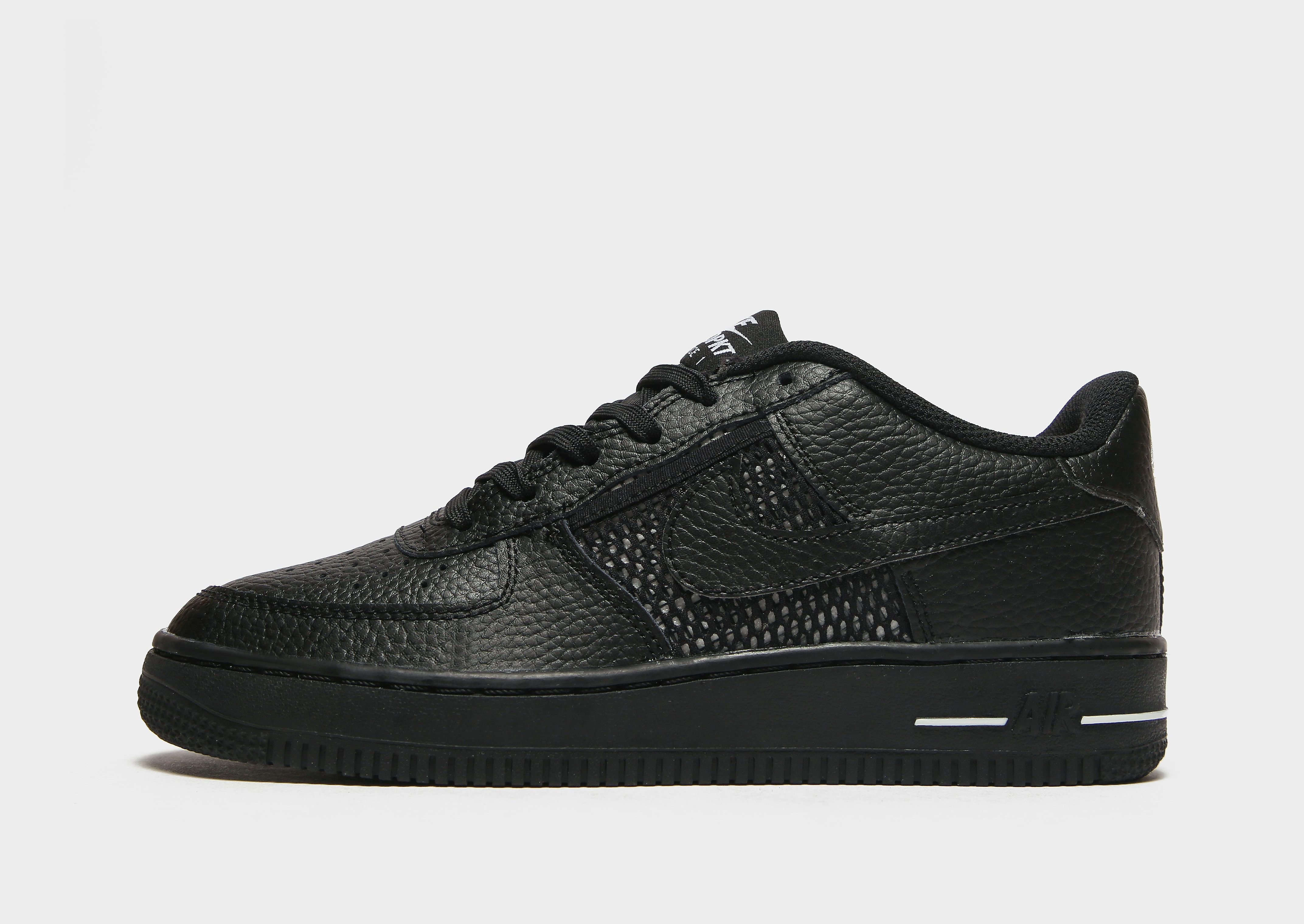 

Nike Air Force 1 LV8 Junior - Black/White/Habanero Red/Black - Kids, Black/White/Habanero Red/Black