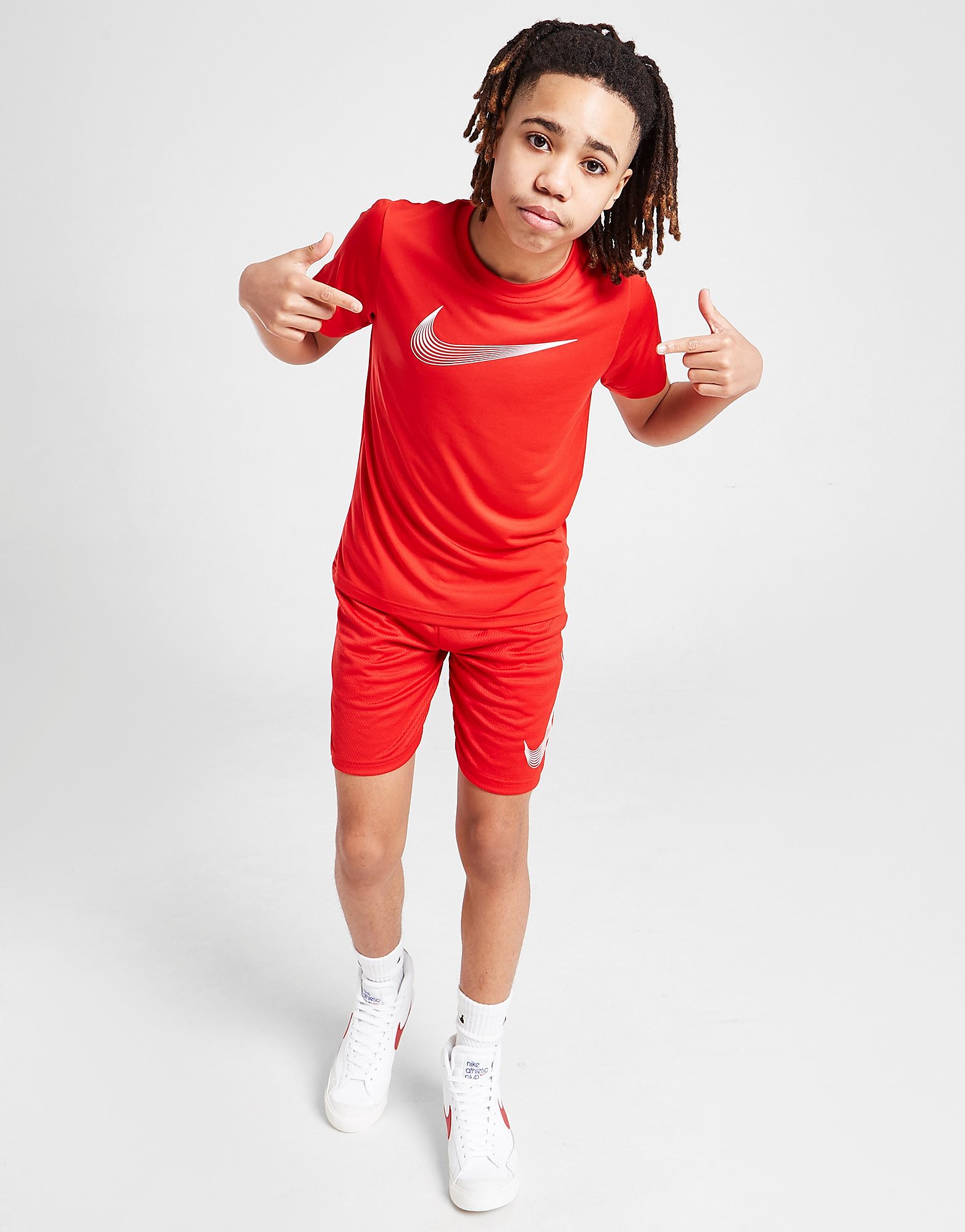 

Nike Dri-FIT Short Sleeve T-Shirt Junior - Red - Kids, Red