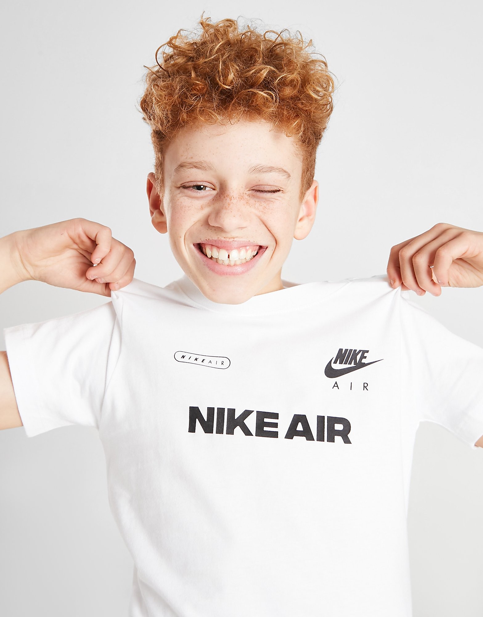 Nike Air T-Shirt Junior - White - Kids, White