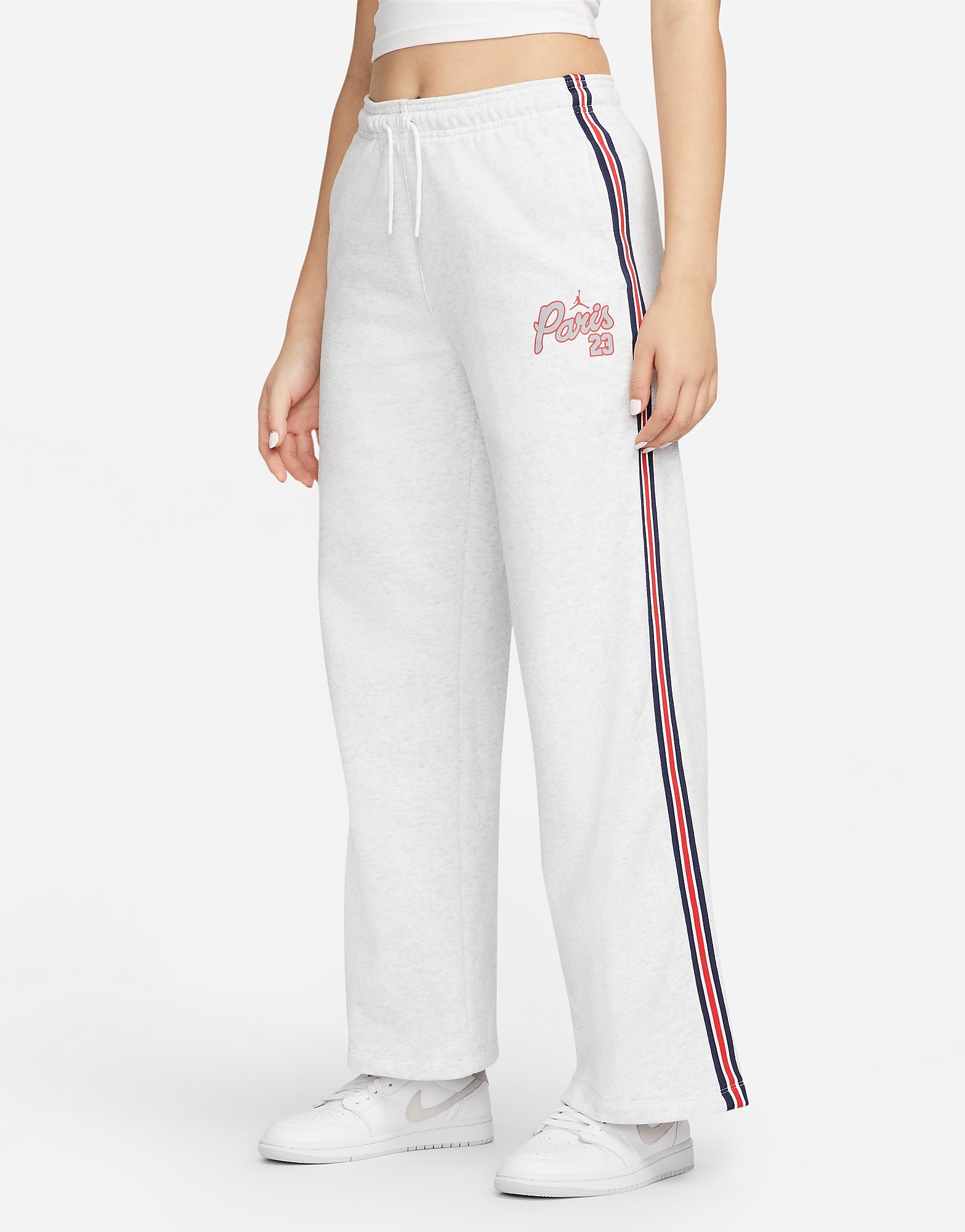

Jordan Paris Saint Germain Fleece Joggers - Light Grey - Womens, Light Grey