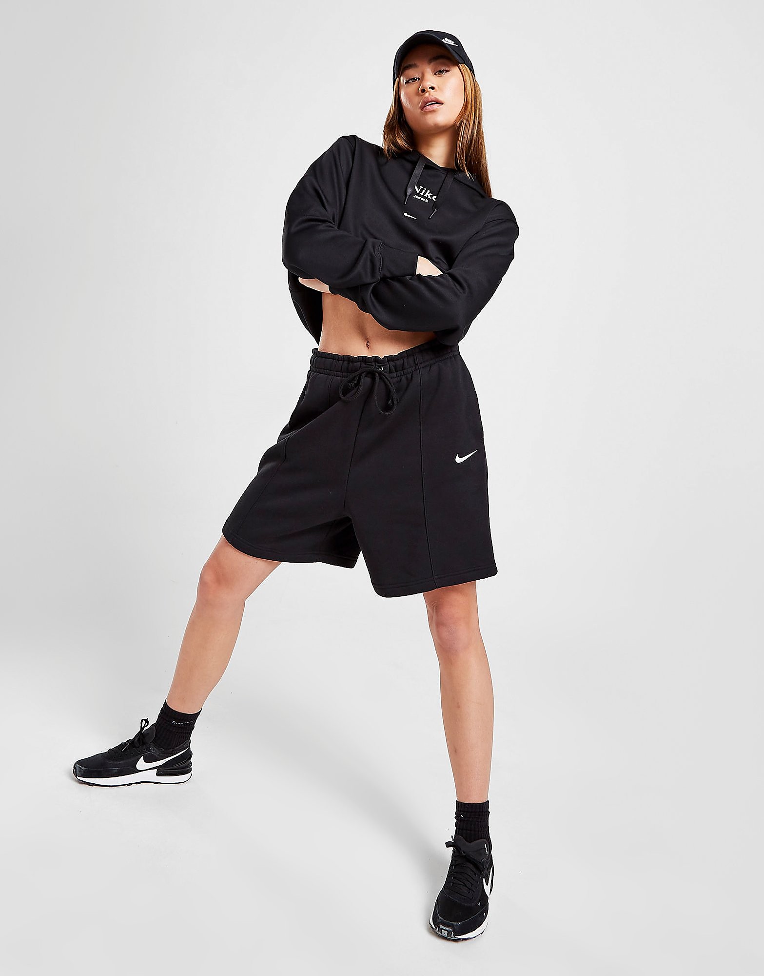 Nike Sportswear Shortsit Naiset - Womens, Musta