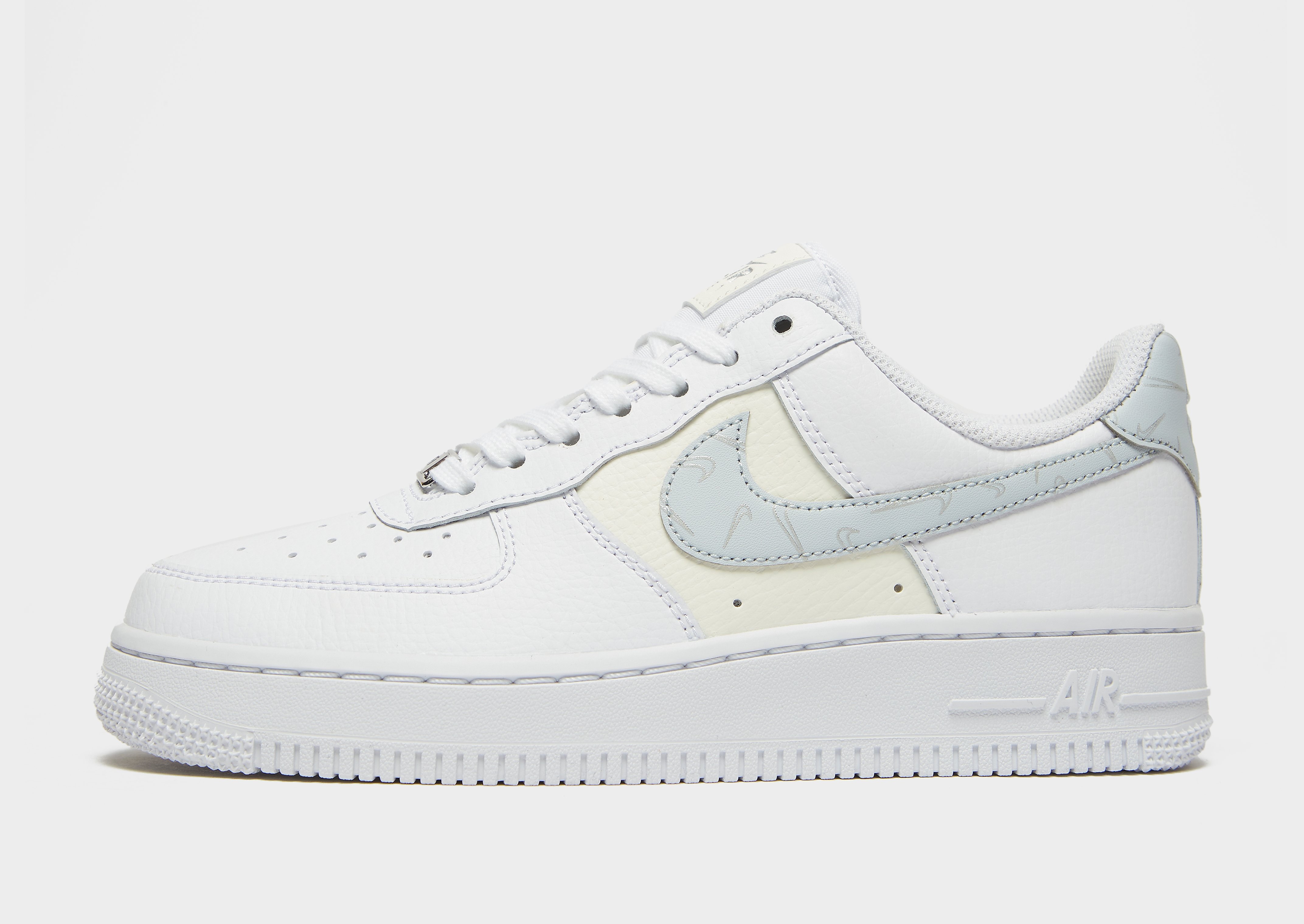 

Nike Air Force 1 '07 Women's - Only at JD - White/Sail/Metallic Silver/Pure Platinum, White/Sail/Metallic Silver/Pure Platinum