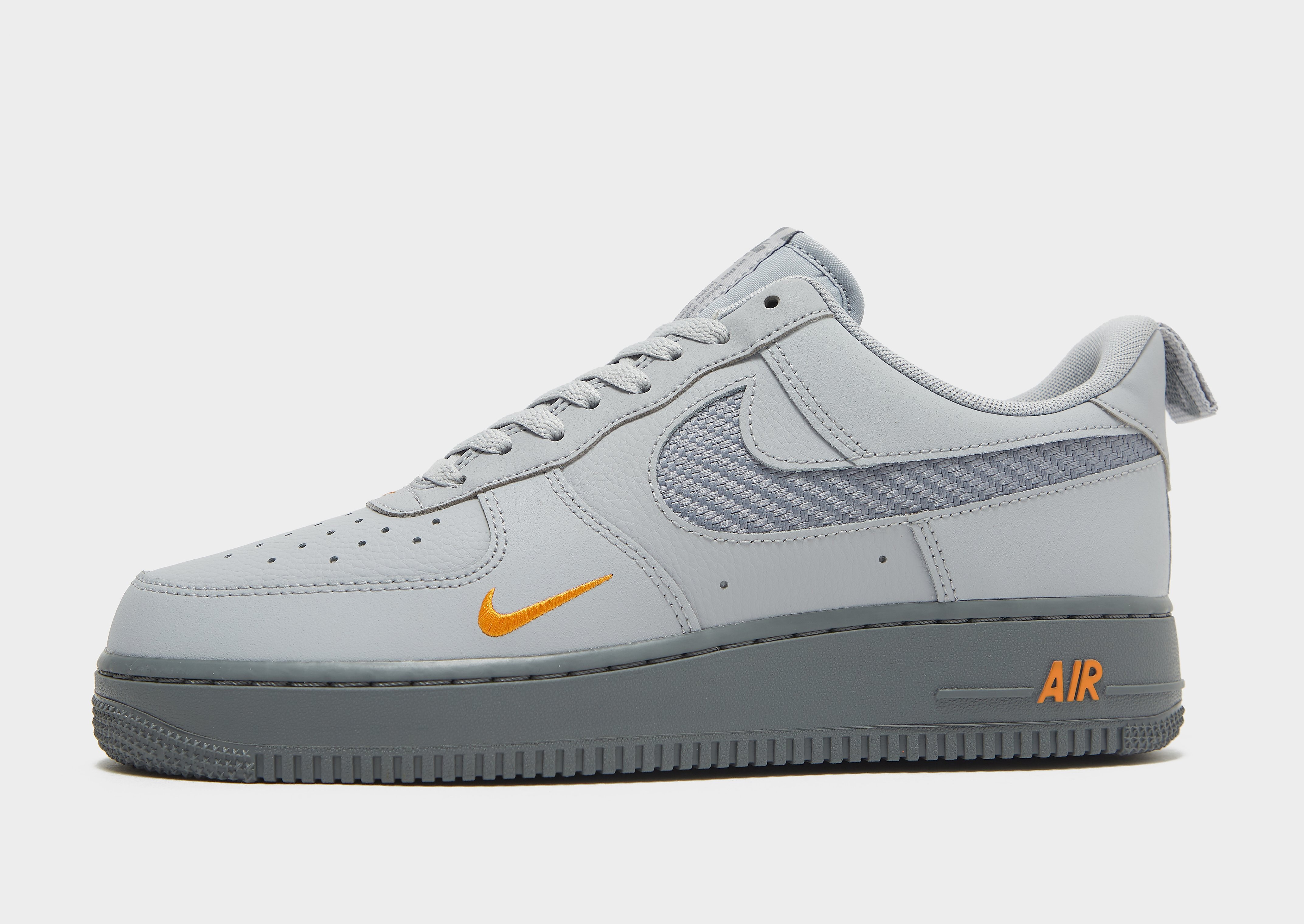 

Nike Air Force 1 '07 - Only at JD - Wolf Grey/Cool Grey/Kumquat/White - Mens, Wolf Grey/Cool Grey/Kumquat/White