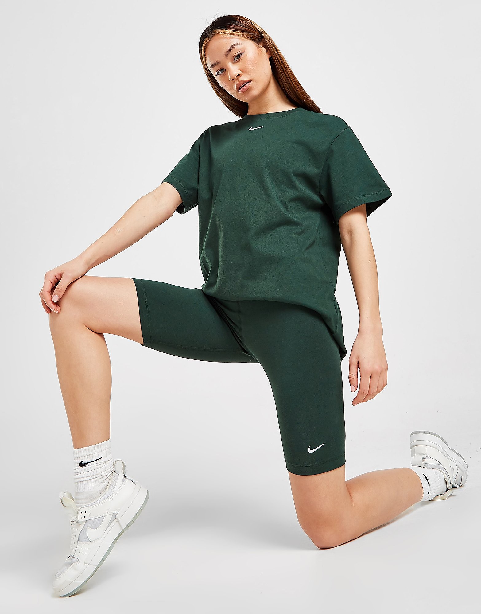 

Nike Core Cycle Shorts - Pro Green/White - Womens, Pro Green/White