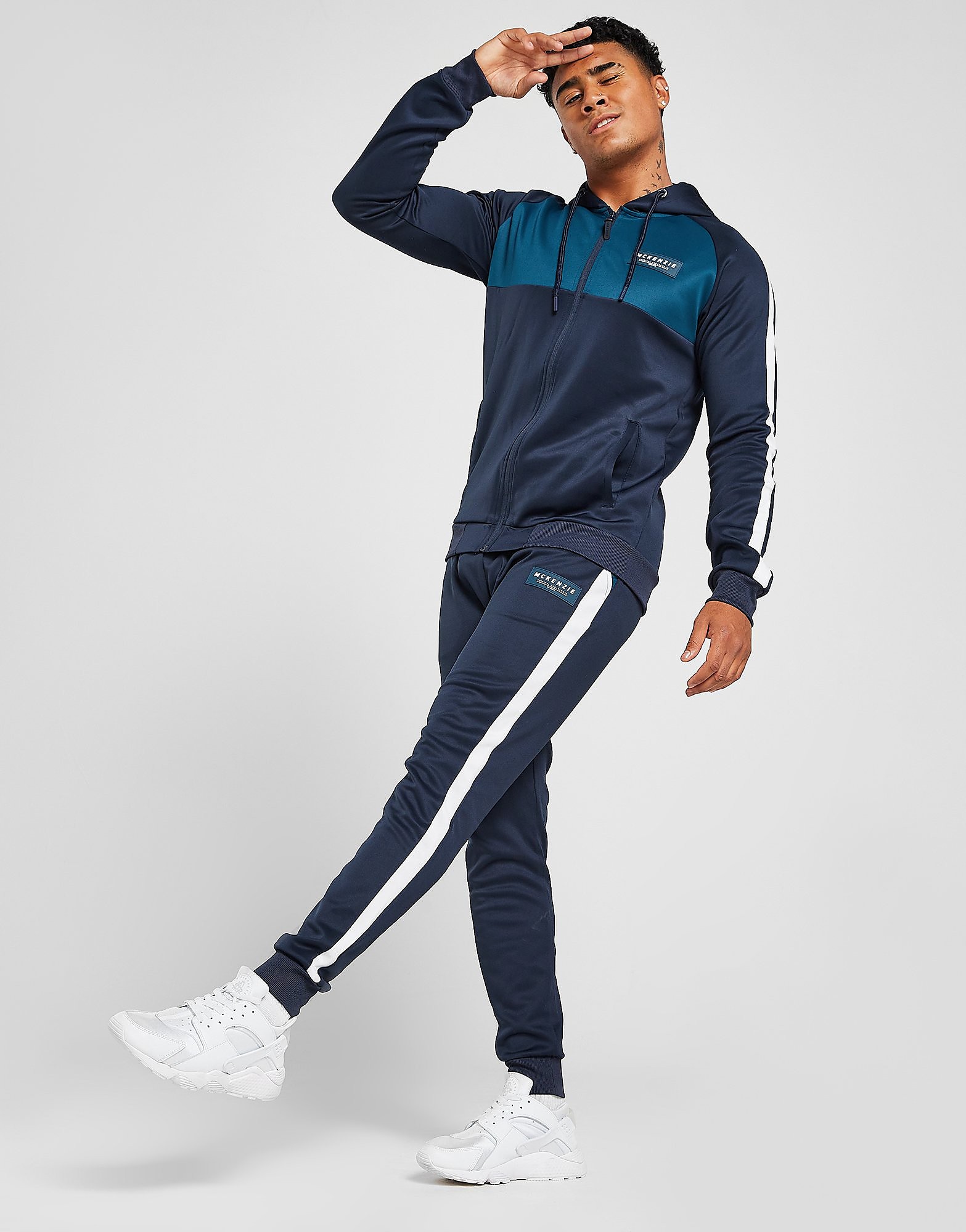 

McKenzie Invigorate Poly Full Zip Tracksuit - Only at JD - Navy - Mens, Navy