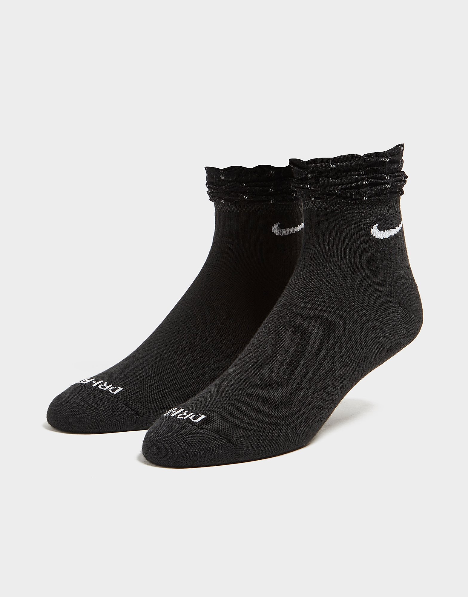 Nike 1 Pack Ruff Shuff Socks - Black - Womens, Black