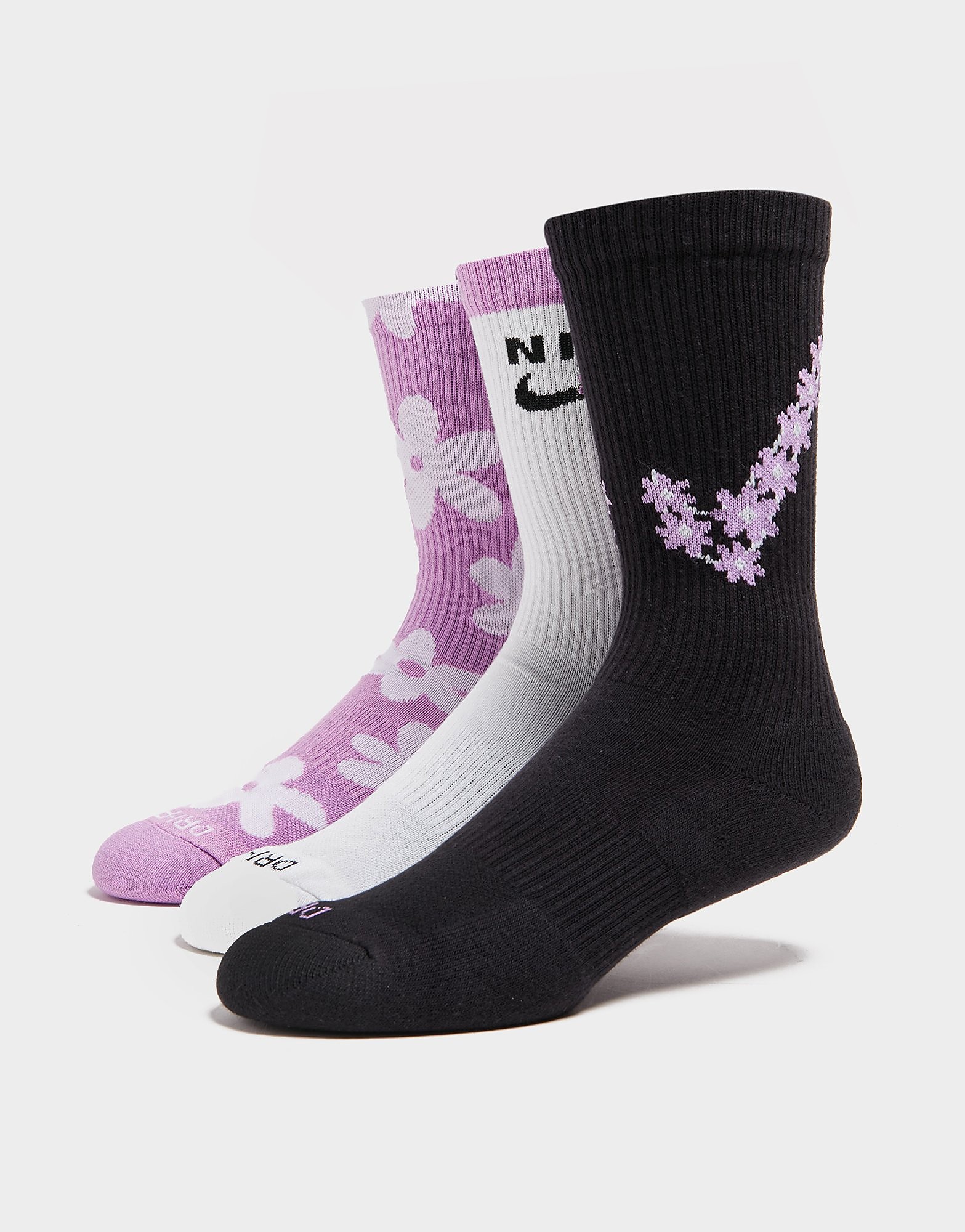 

Nike Girls' Everyday Plus Cushioned Crew Socks Junior - Purple - Kids, Purple