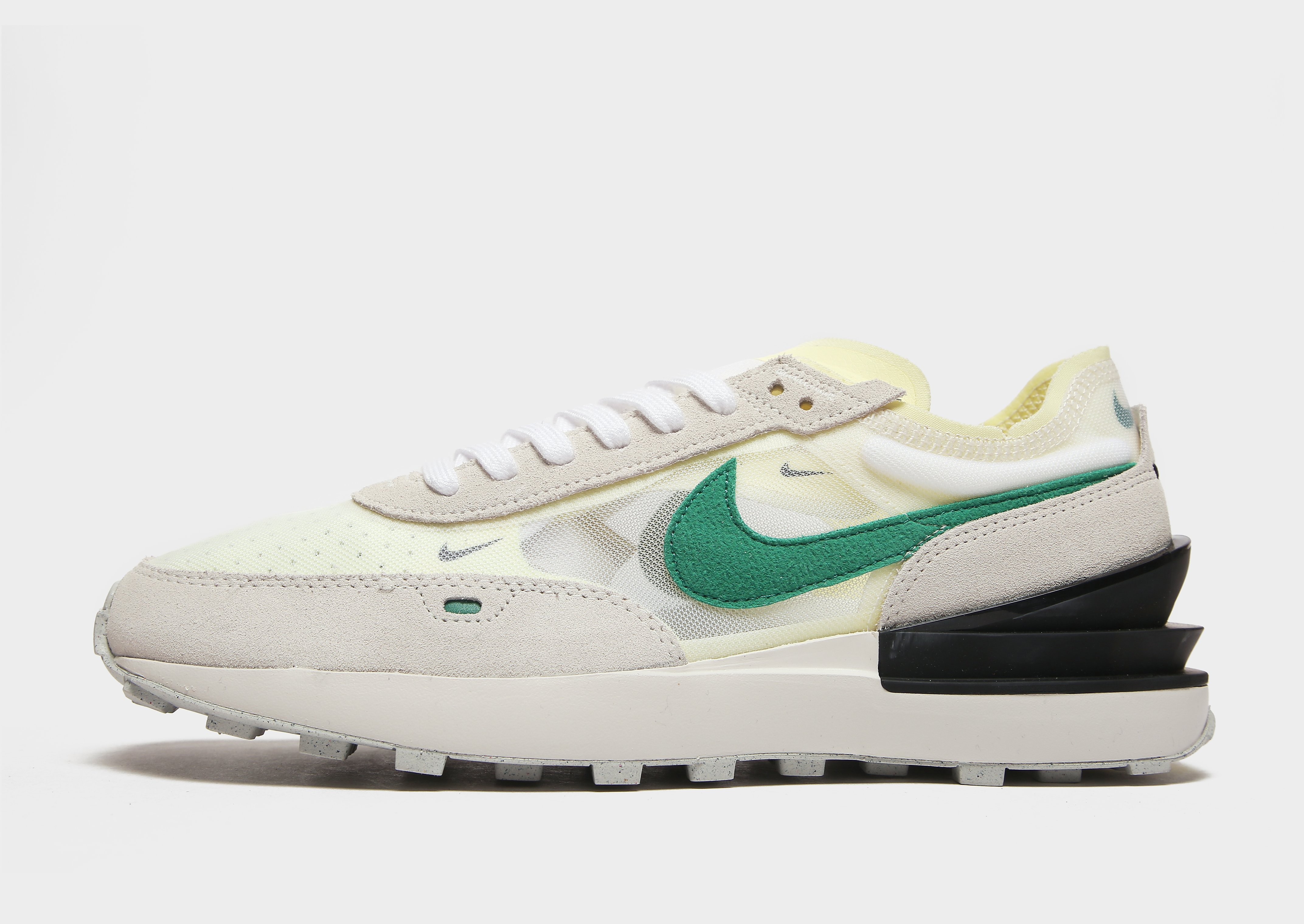 

Nike Waffle One - Summit White/Black/Citron Tint/Malachite/Green - Mens, Summit White/Black/Citron Tint/Malachite/Green