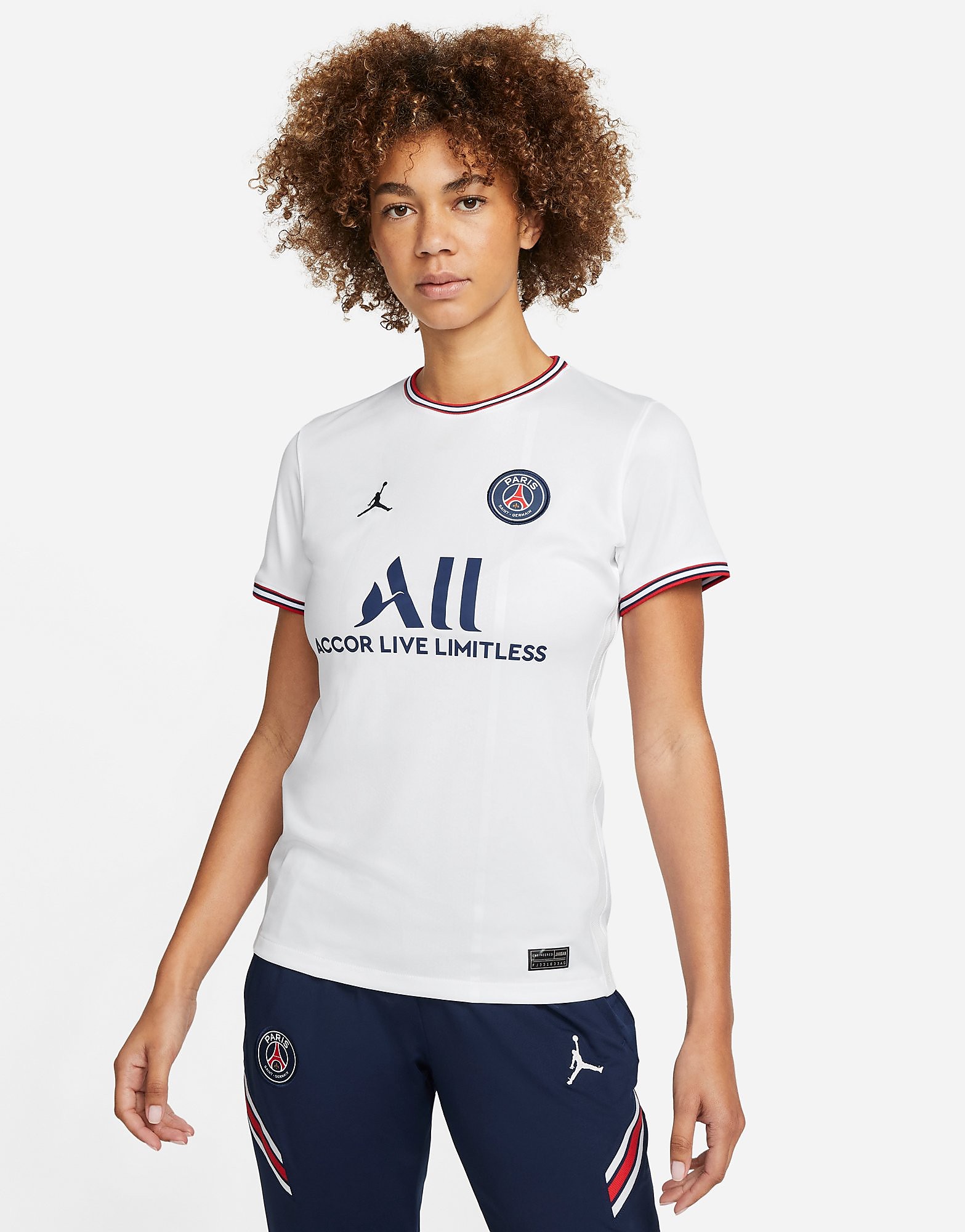 

Jordan Paris Saint Germain 2021/22 Fourth Shirt - White - Womens, White