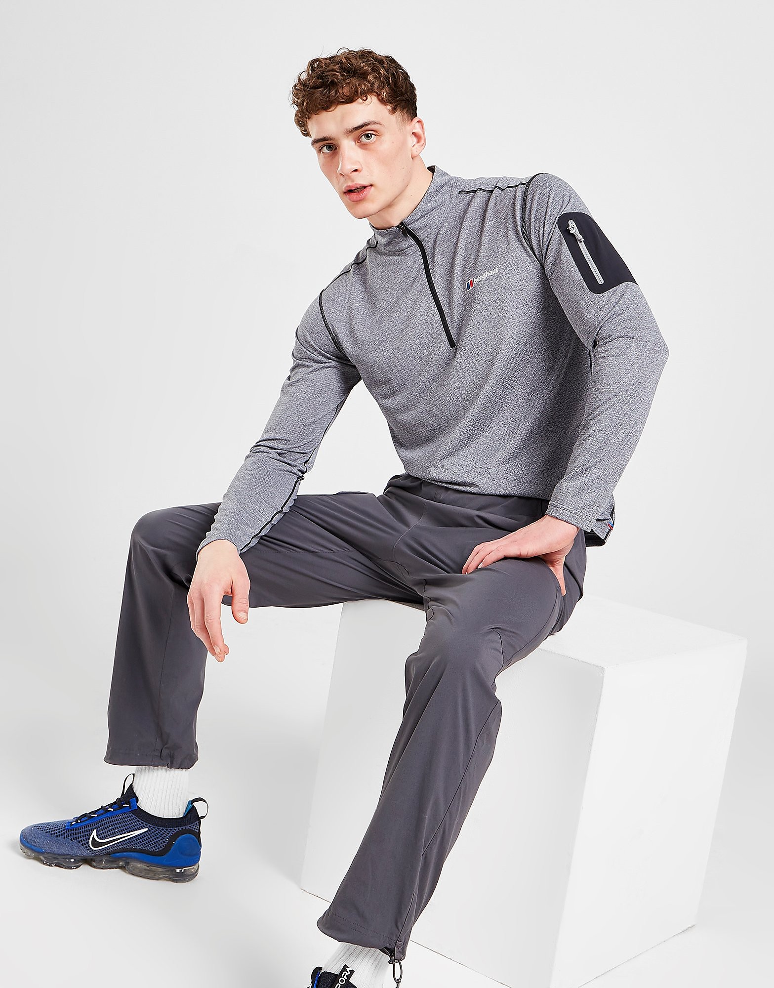 

Berghaus Explorer Long Sleeve Top - Only at JD - Grey - Mens, Grey
