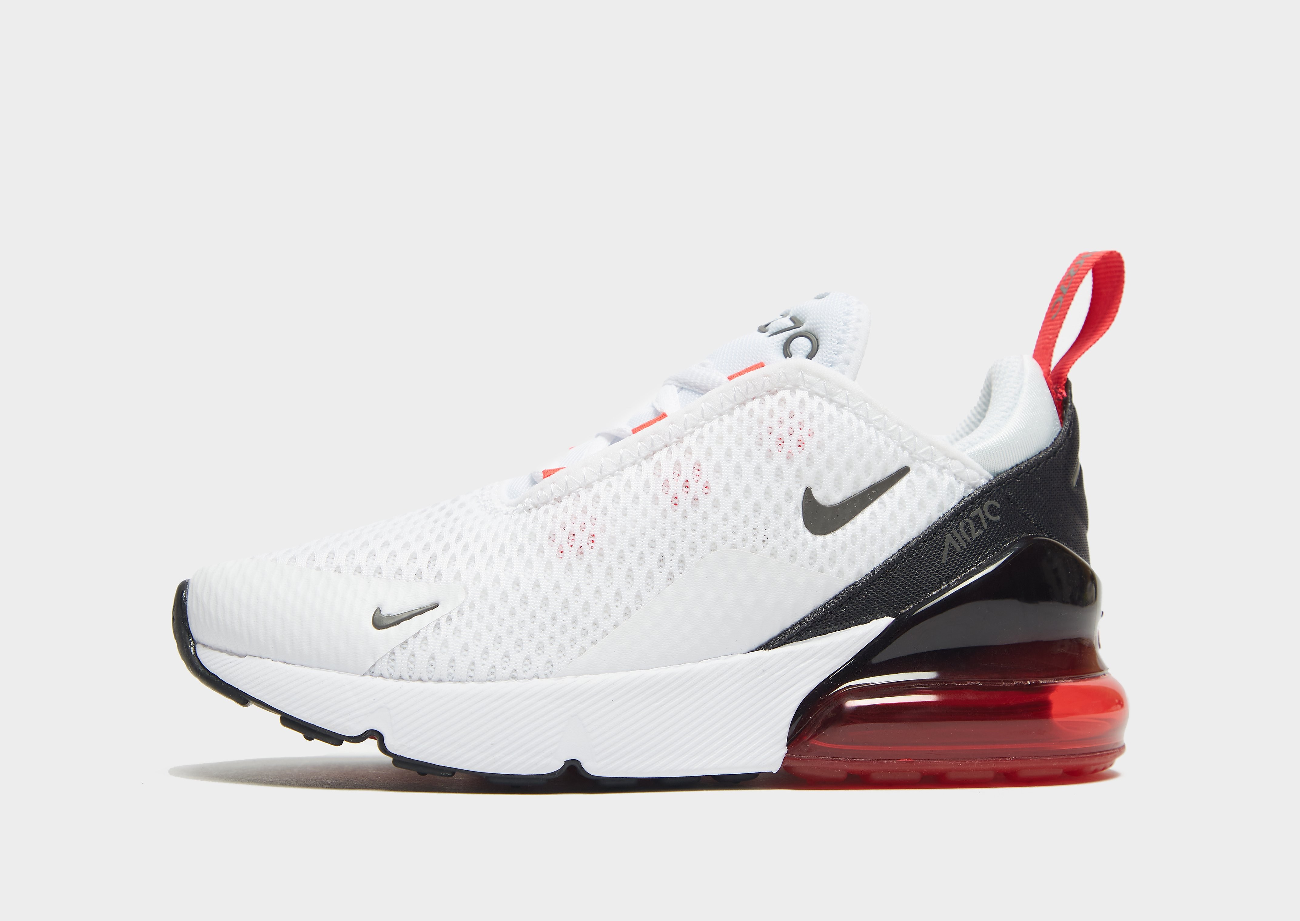 

Nike Air Max 270 Children - White/Black/Siren Red/Medium Ash - Kids, White/Black/Siren Red/Medium Ash