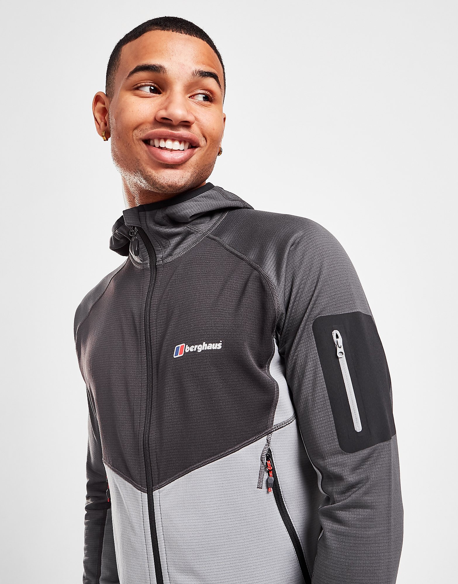 

Berghaus Pravitale Full Zip Hoodie - Only at JD - Grey - Mens, Grey