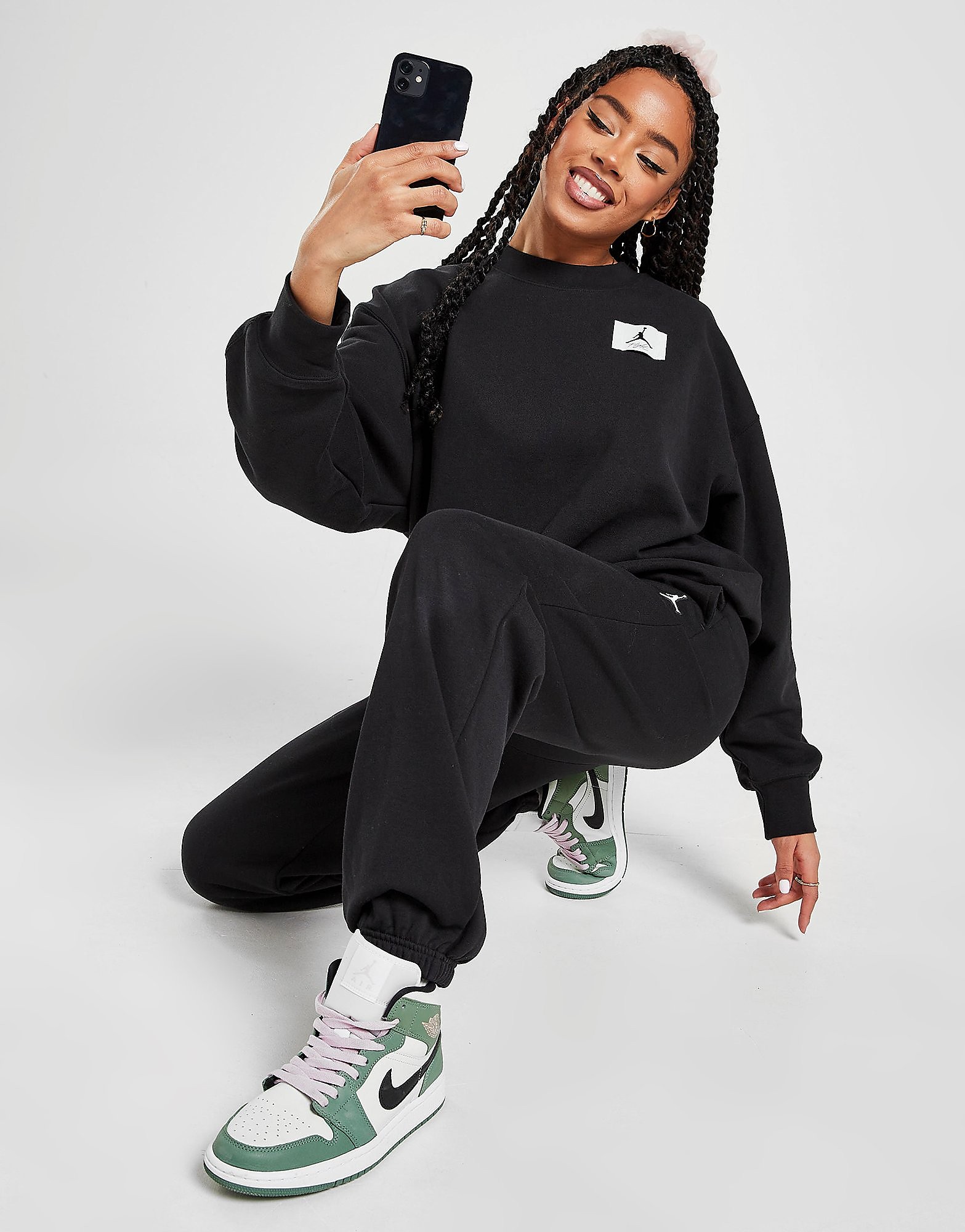 

Jordan Essential Fleece Crew Sweatshirt Women's - Black, Black