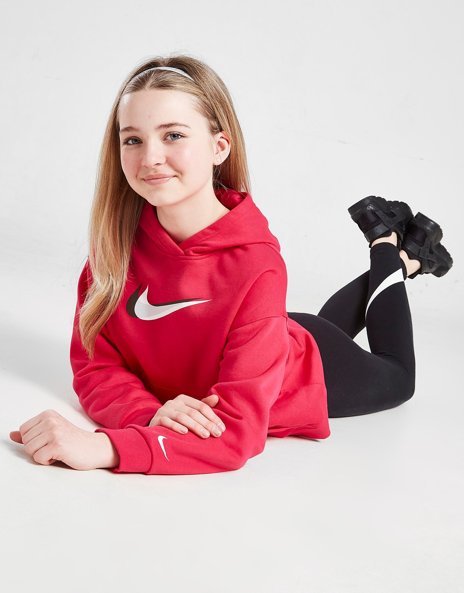 

Nike Girls' Boyfriend Overhead Dance Hoodie Junior - Rush Pink - Kids, Rush Pink