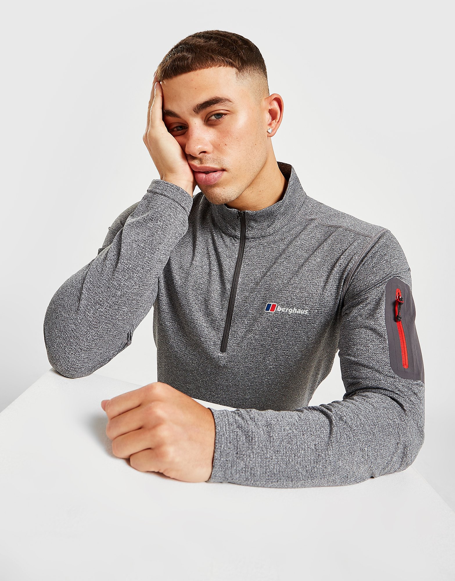 

Berghaus Explorer Long Sleeve Top - Only at JD - Black - Mens, Black