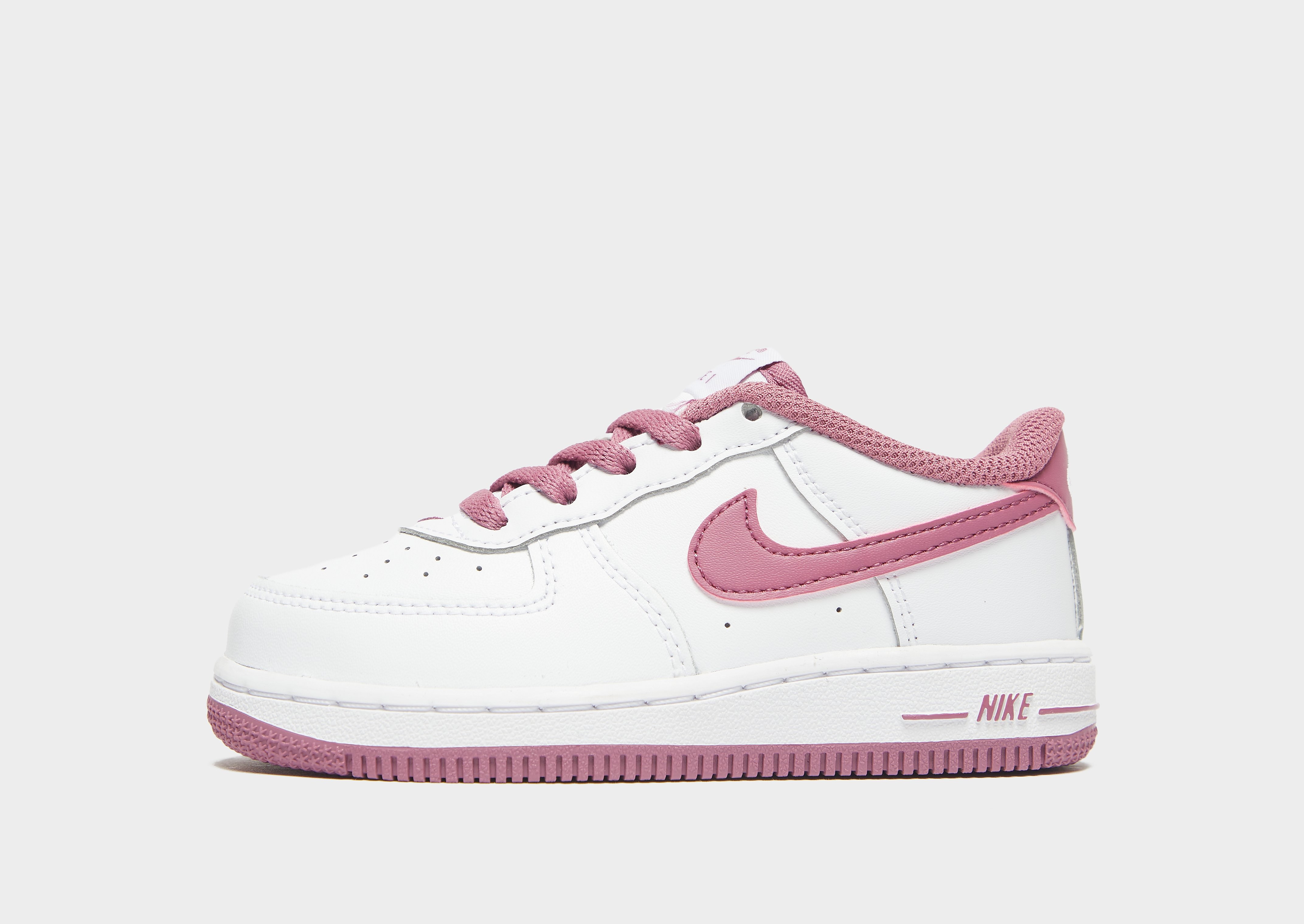 

Nike Air Force 1 Low Infant - White/White/Light Bordeaux - Kids, White/White/Light Bordeaux
