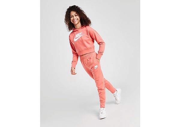 Nike Pantalon de Survêtement Club French Terry Fille Junior - Pink Salt/White, Pink Salt/White